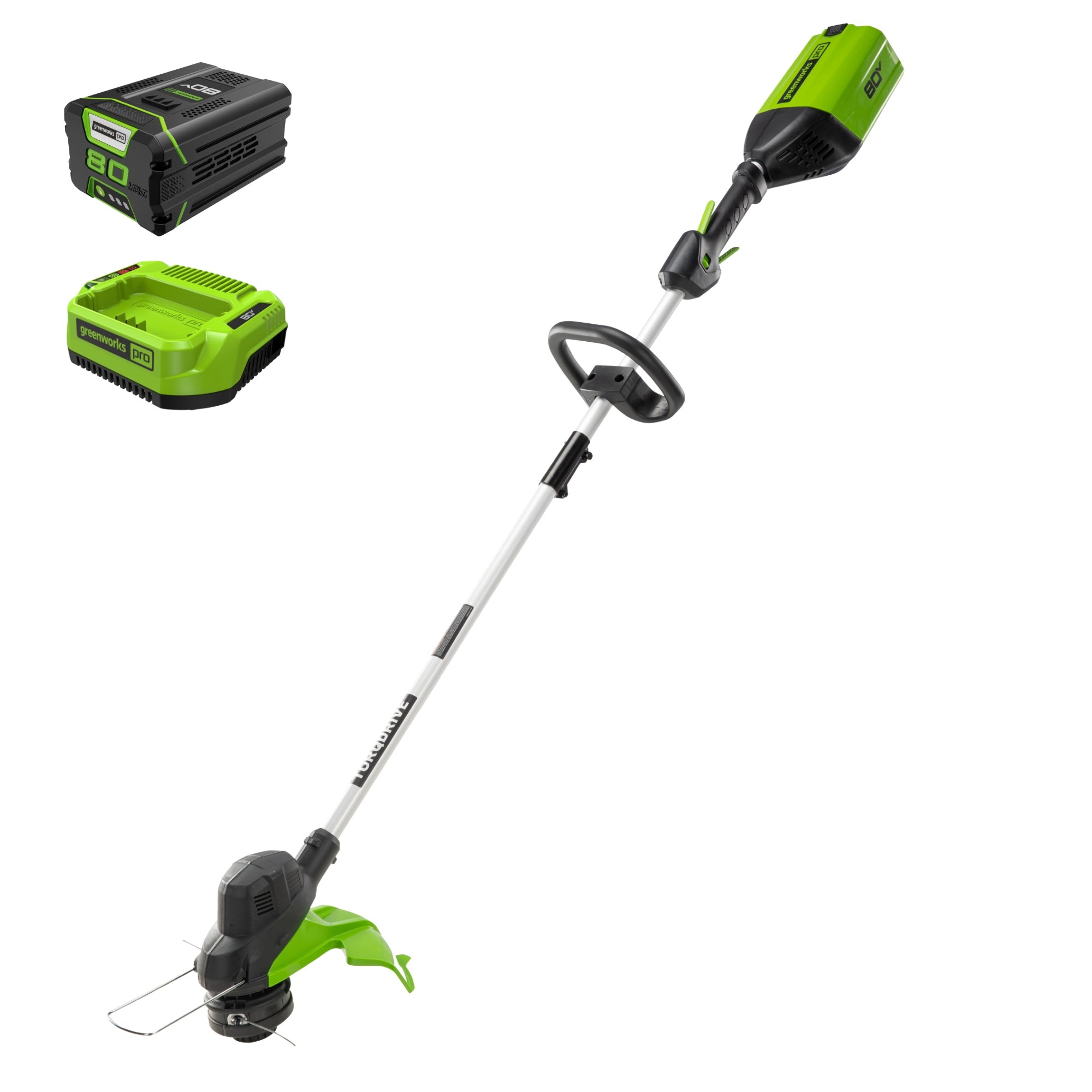 80V 13-Inch Cordless String Trimmer with 2.0Ah Battery & Fast Charger - Lightweight Weed Wacker for Lawn Edging, Yard Maintenance & Landscaping