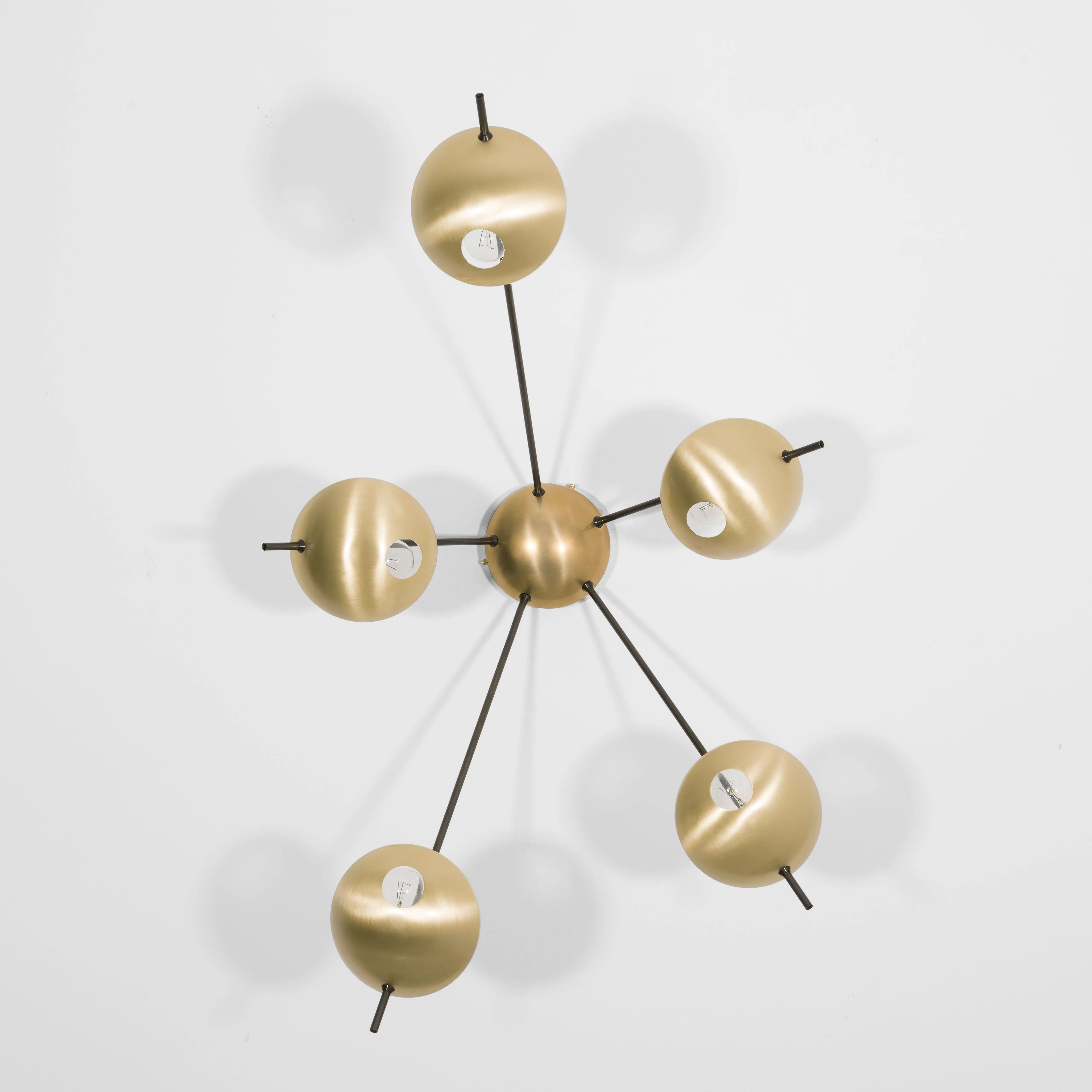 HELIOS QUINQUE II Modern LED Table Lamp - Energy Efficient Dimmable Bedside Light for Living Room, Bedroom & Office Decor