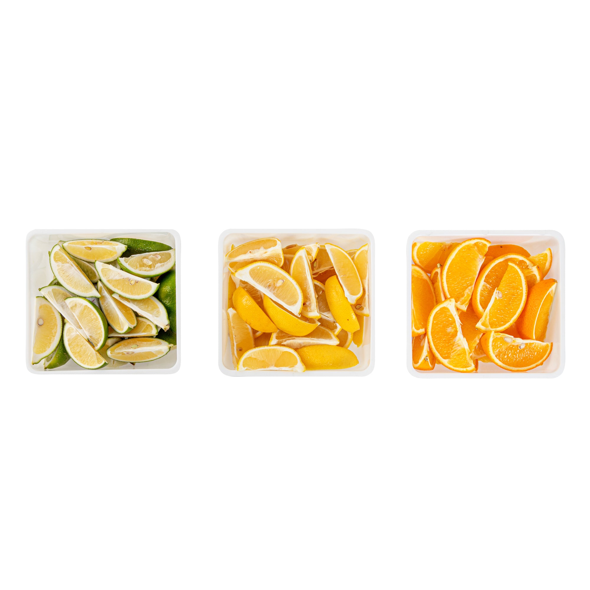 Bar Lux 1 Qt White Plastic Insert for 3-Compartment Condiment Caddy - Perfect for Restaurants, Cafes & Home Kitchen Organization (1 Count)