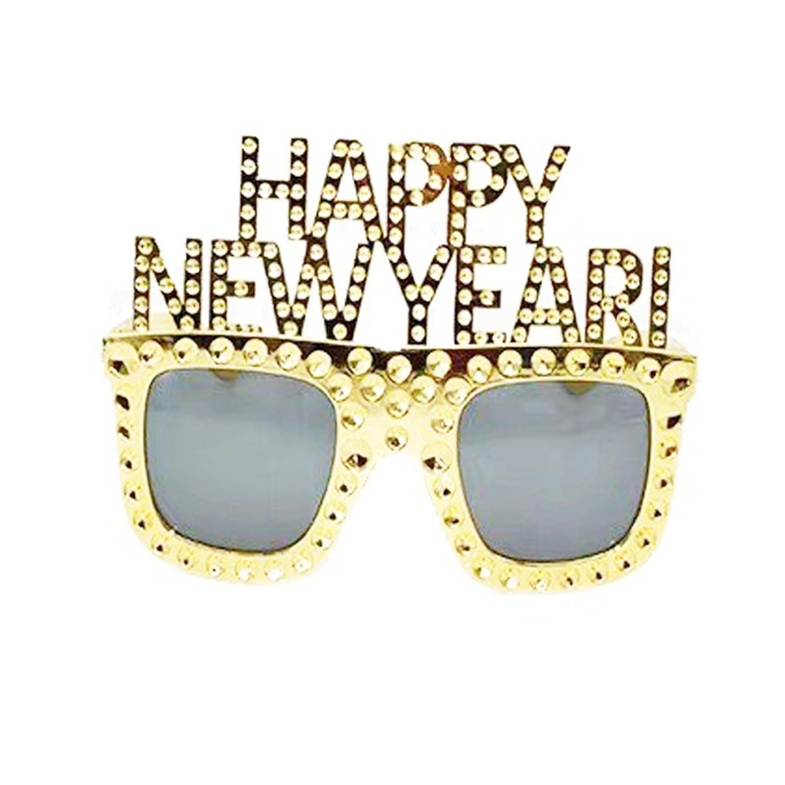 BinaryABC 2025 New Year's Eve Party Glasses - Fun Celebration Eyewear for NYE Countdown & Festive Gatherings