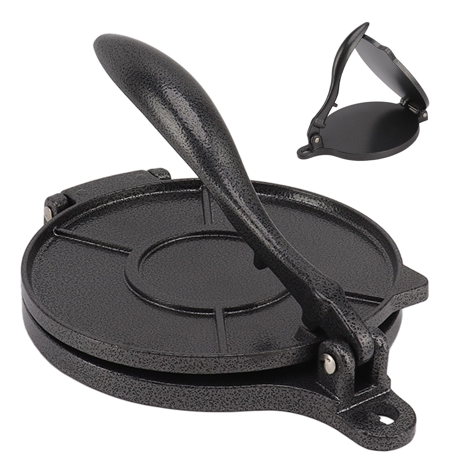 Heavy Duty Aluminum Tortilla Press - Commercial Grade Tortilla Maker, Roti Press & Dough Press for Flour Tortillas, Tacos, Quesadillas & More - Perfect for Mexican Cuisine, Home Cooking & Restaurant Use