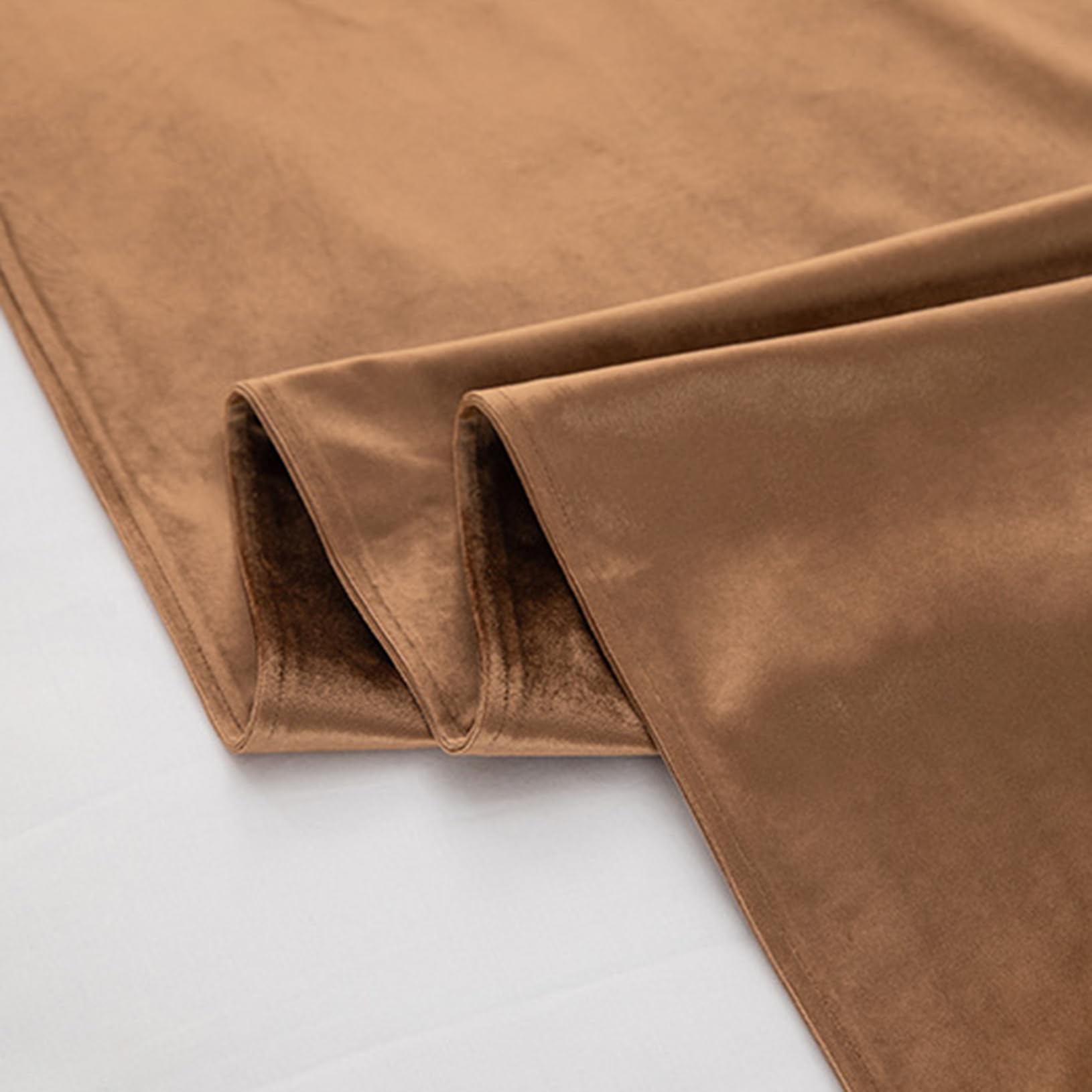 Luxury Velvet Bed Runner - Double-Sided Bed Scarf & Bedspread for Queen/King Size Beds (45x180cm, Brown) - Hotel & Home Bedroom Decor, Bed Cover Protection for 1.2m Beds - Perfect for Master Bedrooms, Guest Rooms & Airbnb Styling