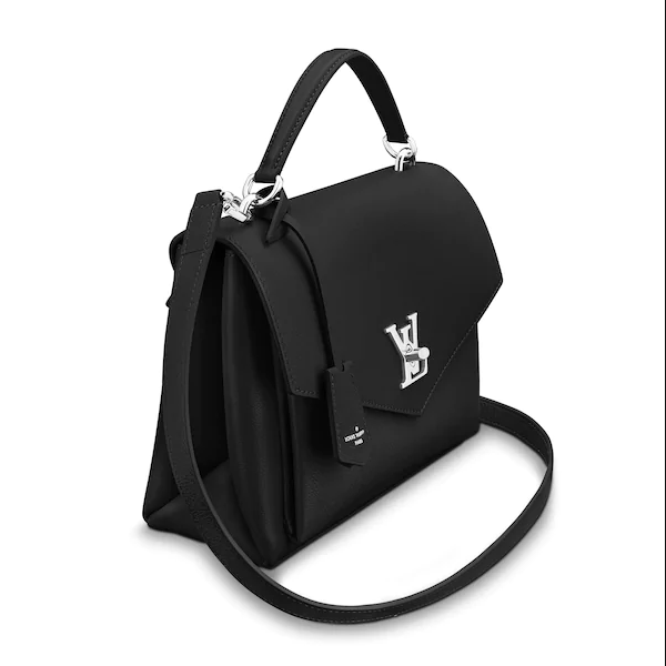 LV MyLockme Handbag Noir - Luxury Leather Crossbody Bag for Women | Perfect for Work, Travel & Evening Events