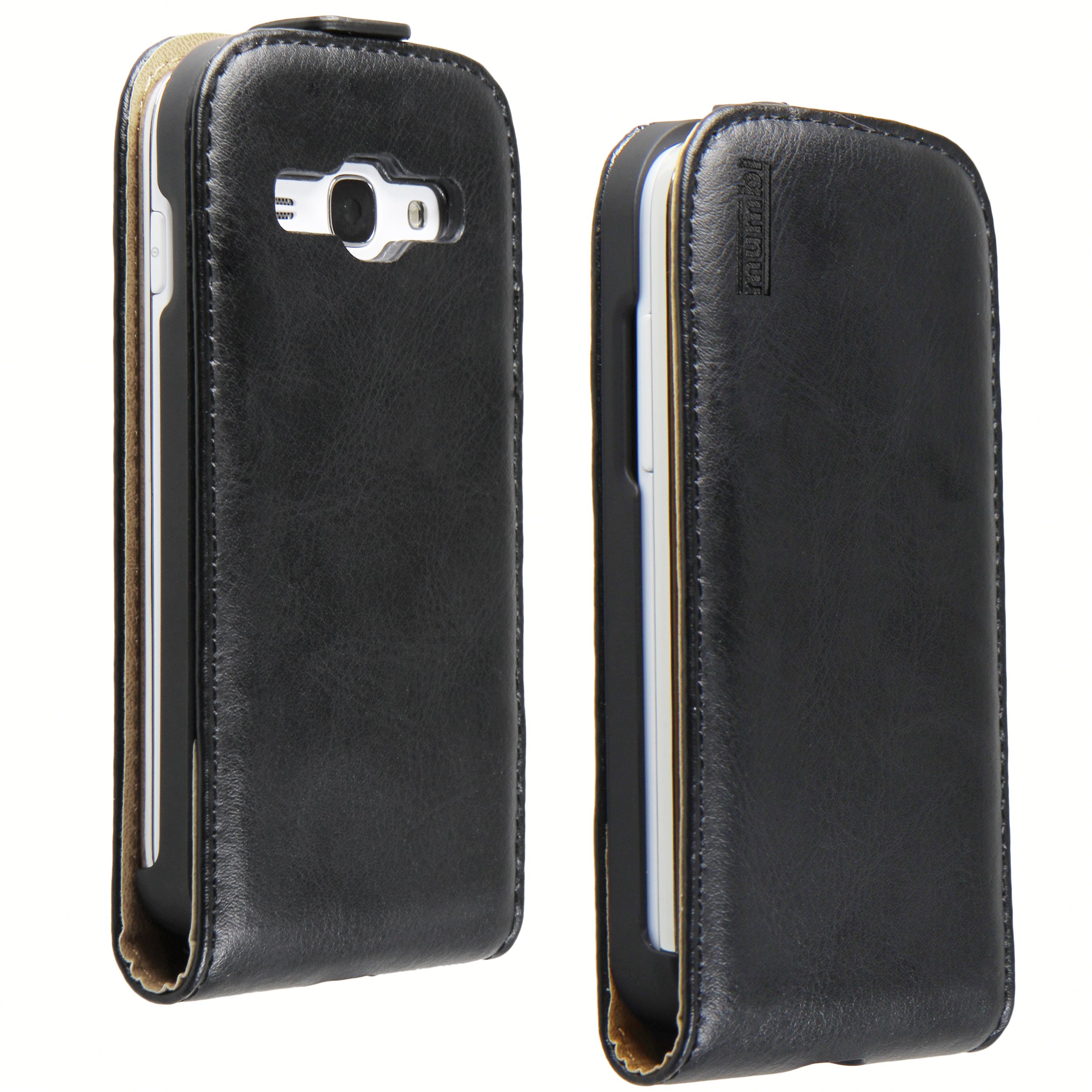 Premium Genuine Leather Case for Samsung Galaxy Ace Duos - Protective Clasp & Slim Fit Design | Perfect for Business, Travel & Everyday Use