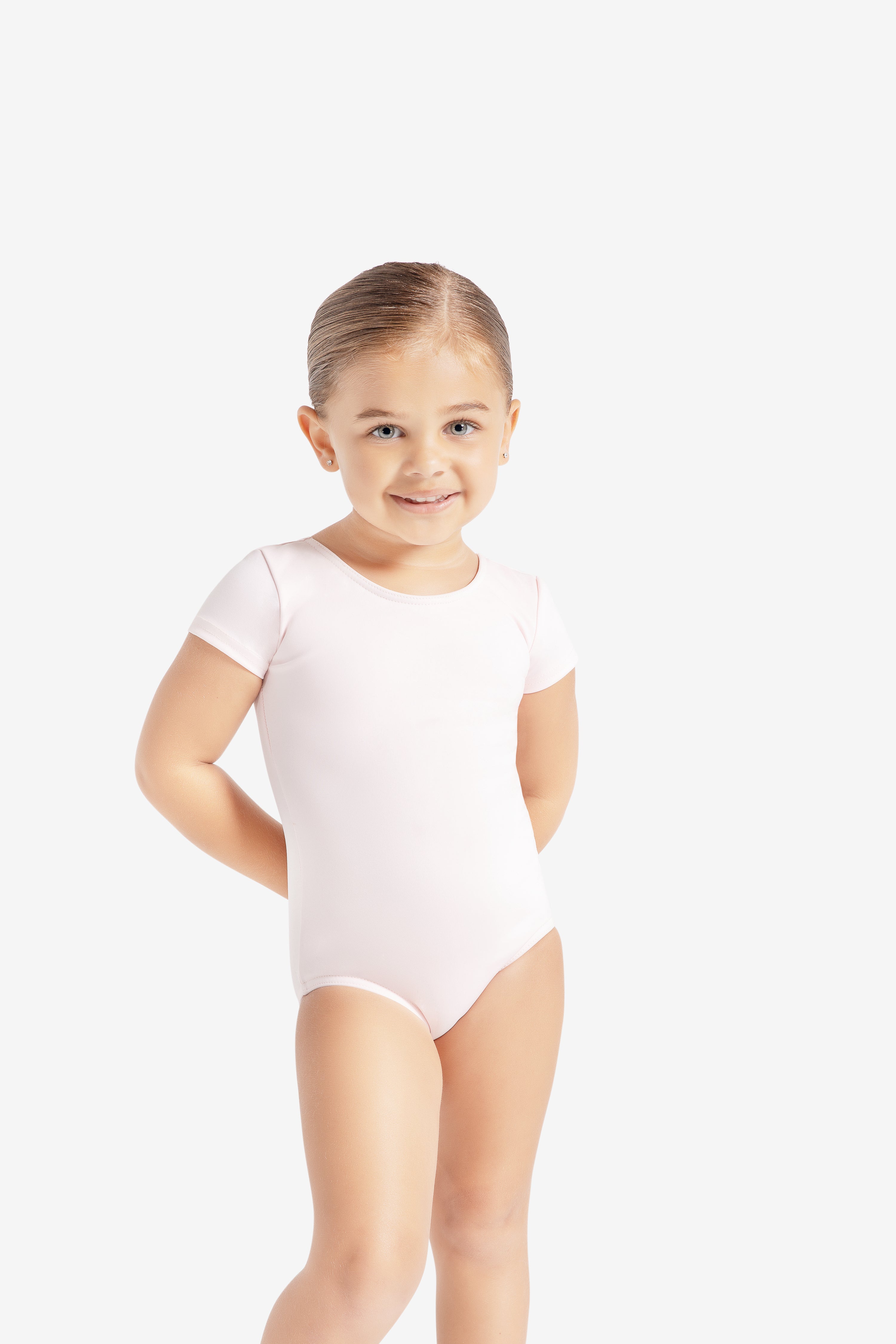 TB132C Women's Short Sleeve Leotard - Ballet Dance Gymnastics Yoga Performance Wear for Girls & Adults