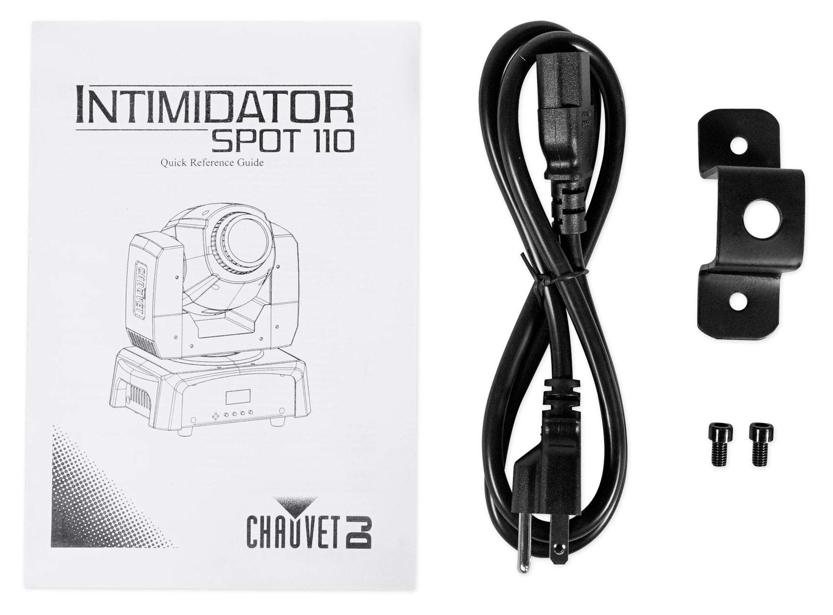 Chauvet Intimidator Spot 110 Compact LED Moving Head Light with CHS-1XX Carry Bag - Professional DJ Stage Lighting for Concerts, Weddings, and Events