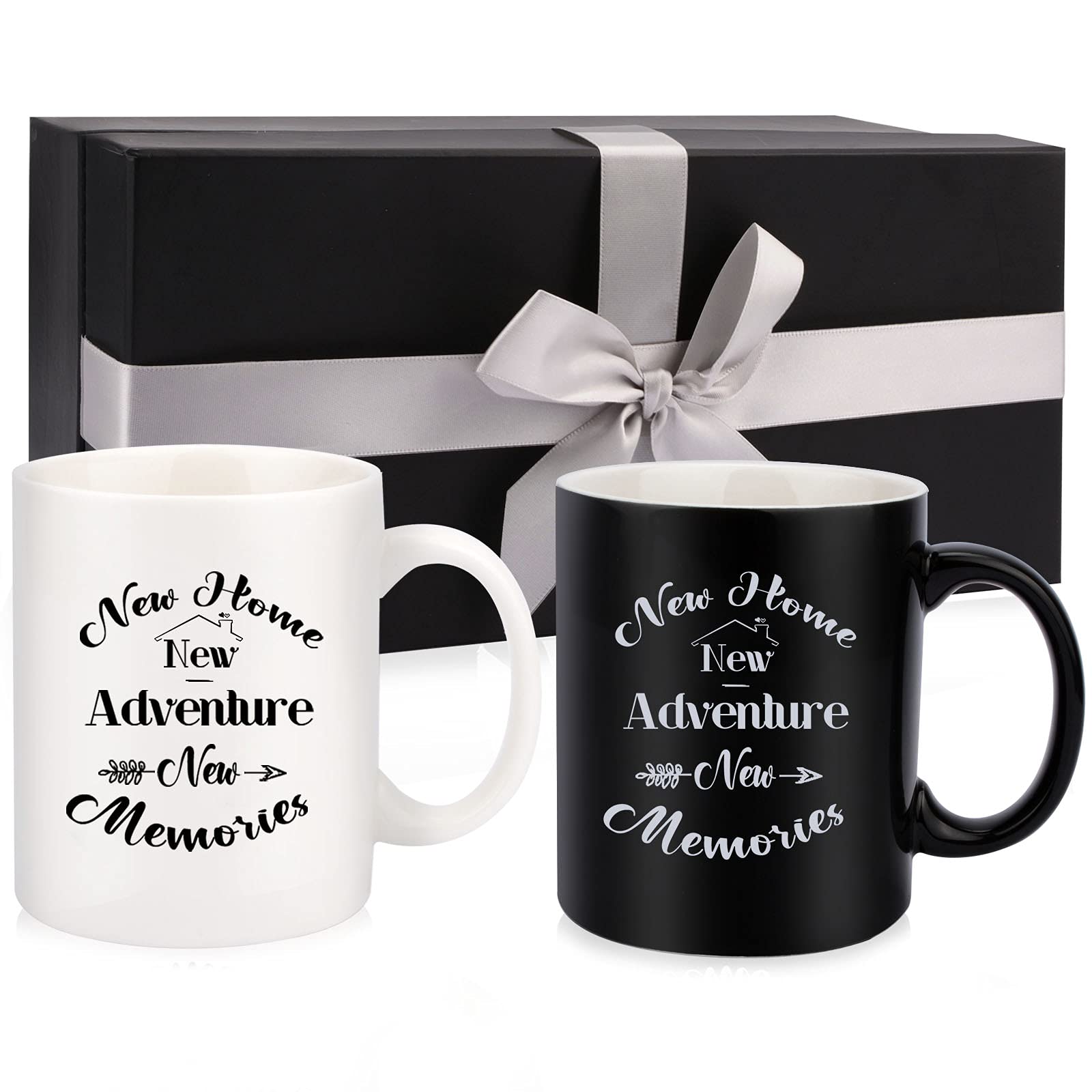 Unique Housewarming Gifts for New Homeowners - Thoughtful Present for Newlywed Couples & First-Time Home Buyers - Ceramic Coffee Mug Set for Women & Men - Perfect for Housewarming Parties, New Home Celebrations & Creating Lasting Memories