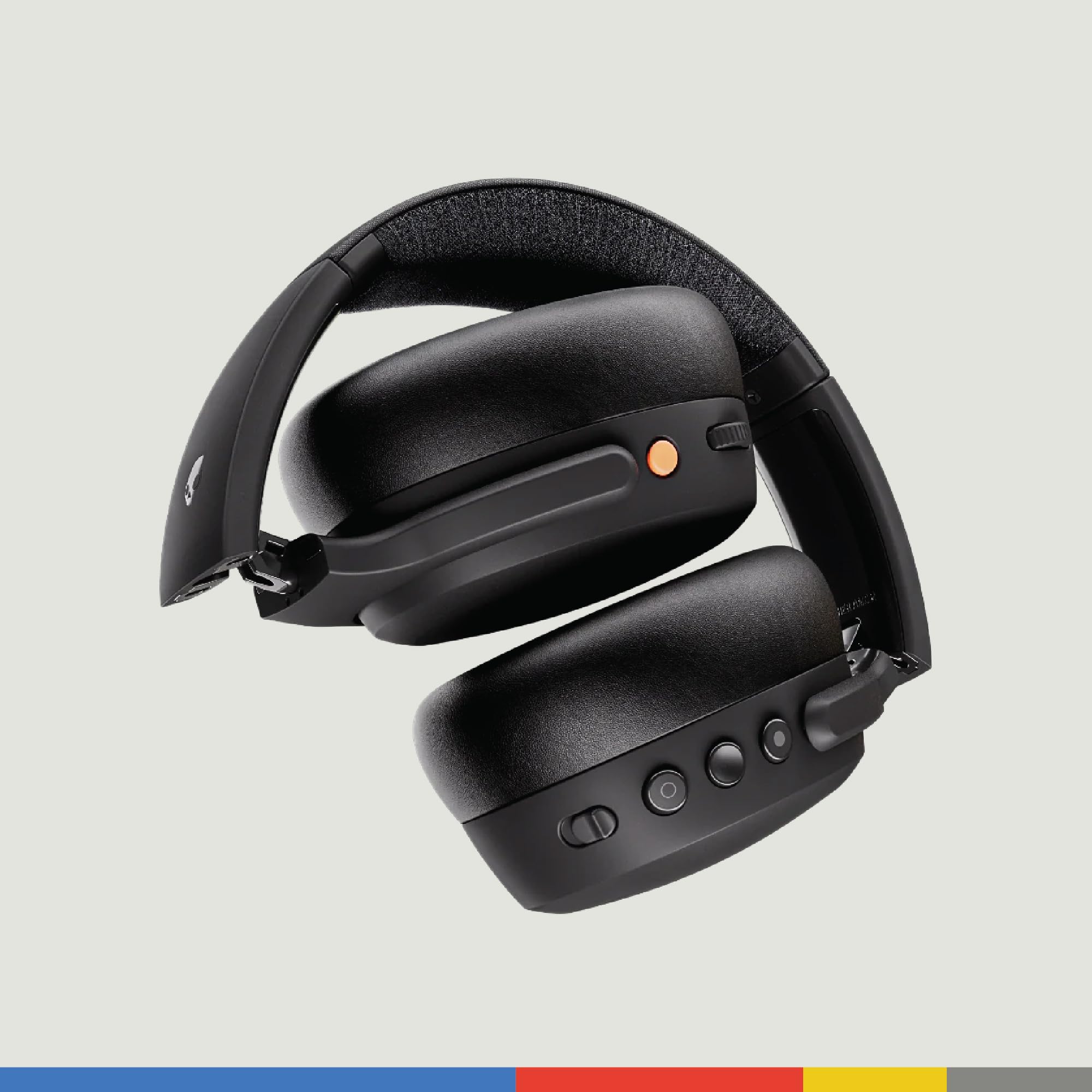 Skullcandy Crusher ANC 2 Wireless Over-Ear Headphones with Active Noise Cancelling & Sensory Bass - 50 Hour Battery, Built-in Alexa, Bluetooth Compatible - Perfect for Travel, Gaming & Music (True Black, US Warranty)