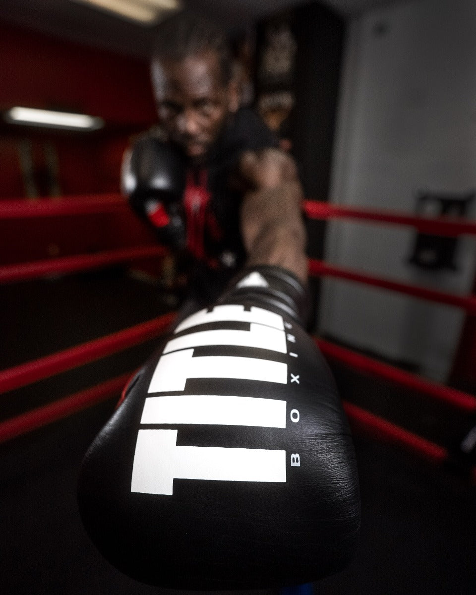 TITLE Boxing Leather Enforcer Pro Sparring Boxing Gloves - Premium Training Gloves for Boxing, MMA & Kickboxing - Perfect for Gym, Competition & Heavy Bag Workouts