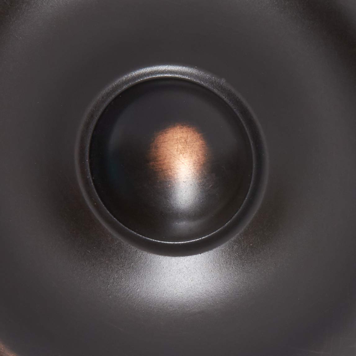 Oil Rubbed Bronze Arched Rosette Door Knob Set with Waverly Design - Privacy Door Handles for Bedroom, Bathroom & Interior Doors