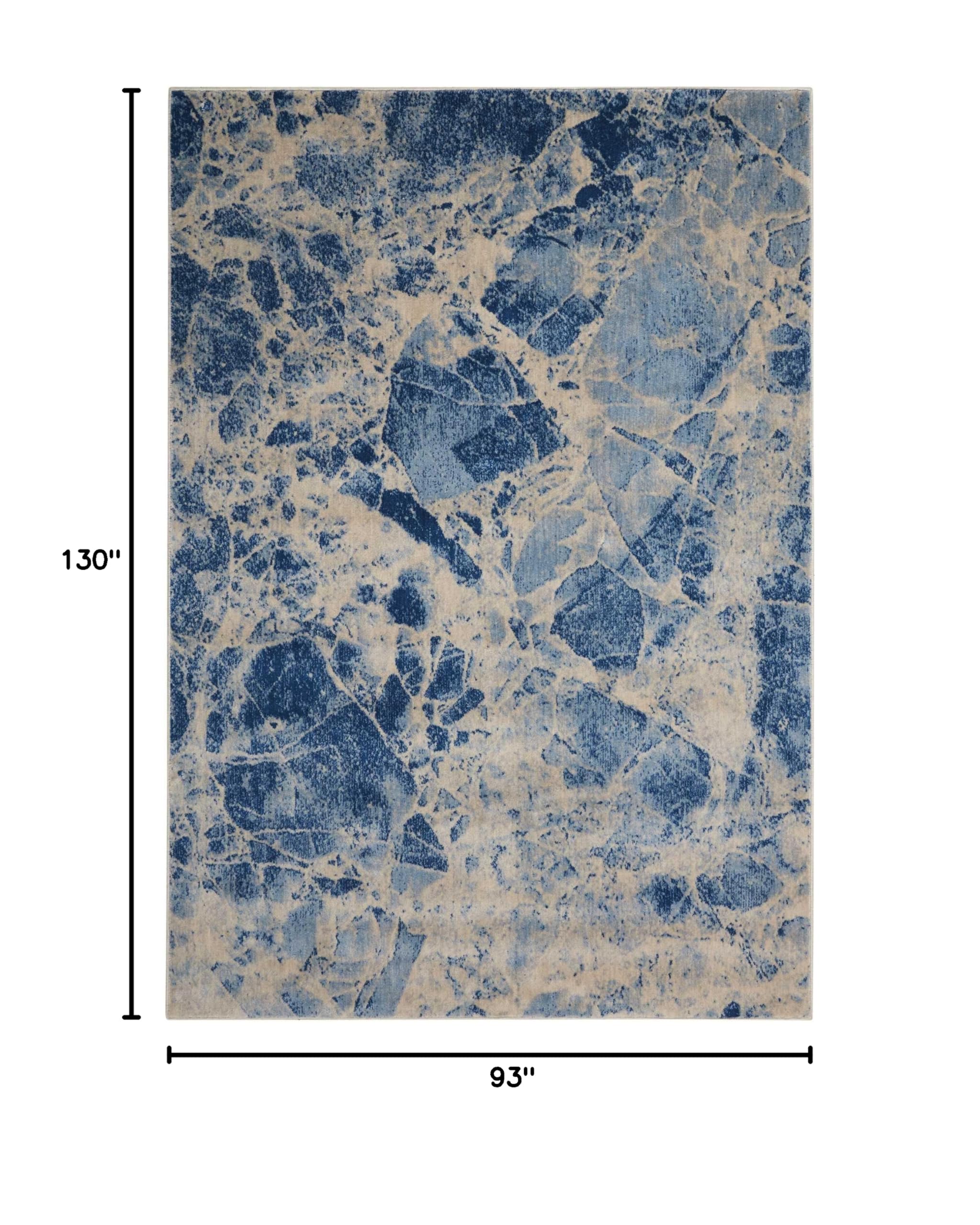 Nourison Somerset Modern Blue 7'9