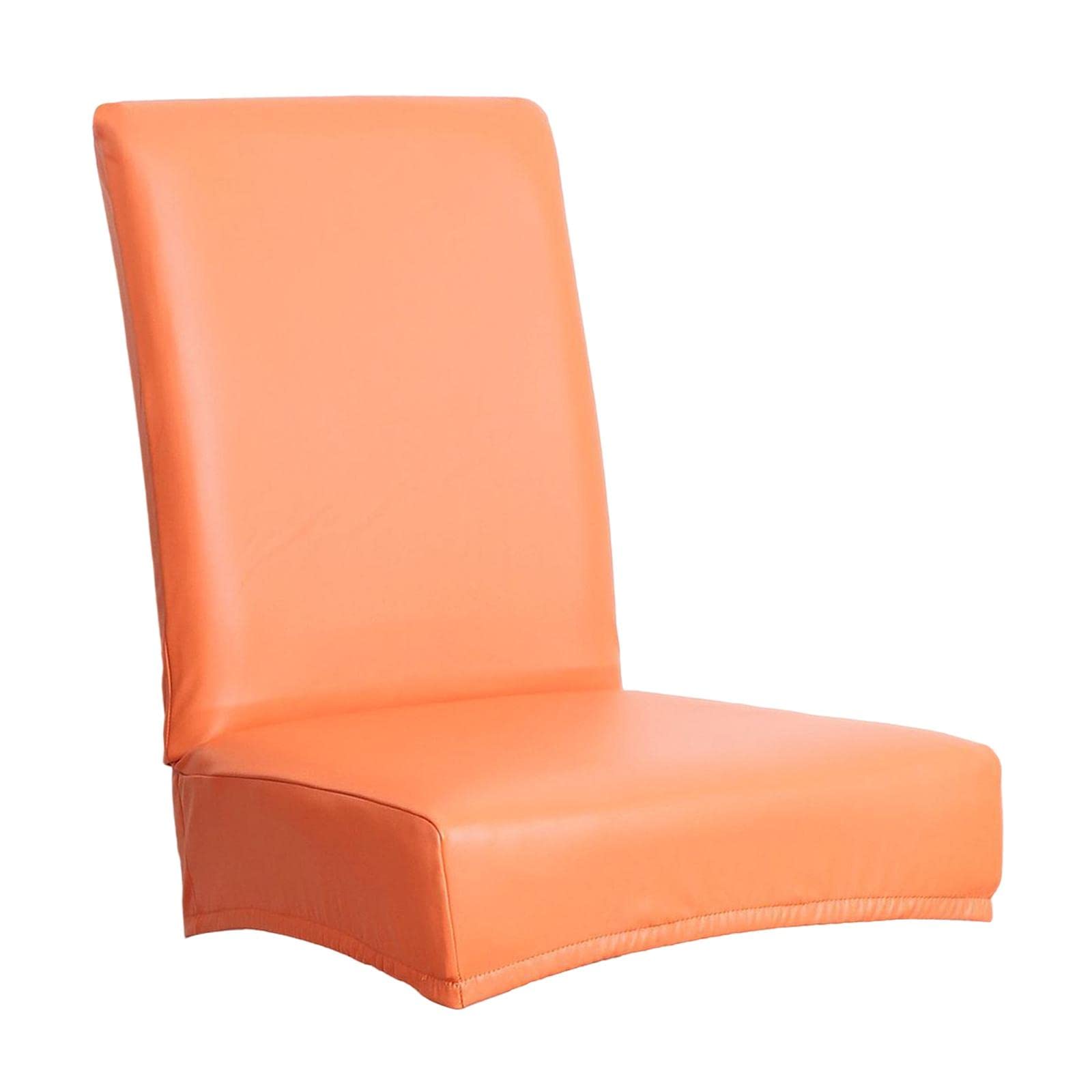 SM SunniMix Universal Chair Covers - Removable Slipcovers for Dining Chairs, Party Decor & Home Protection (Orange) | Perfect for Weddings, Events & Everyday Use