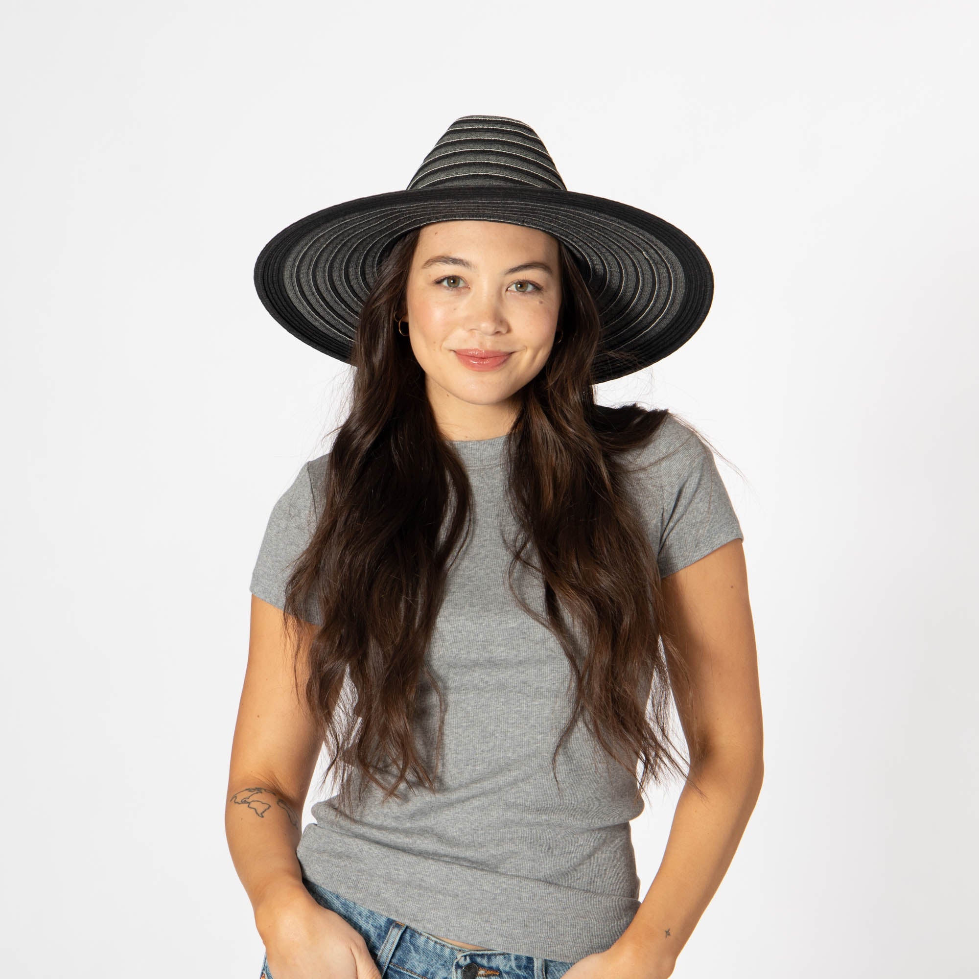 Renata Wide Brim Cowboy Sun Hat for Men & Women - UPF 50+ UV Protection Summer Outdoor Hat for Beach, Hiking, and Gardening