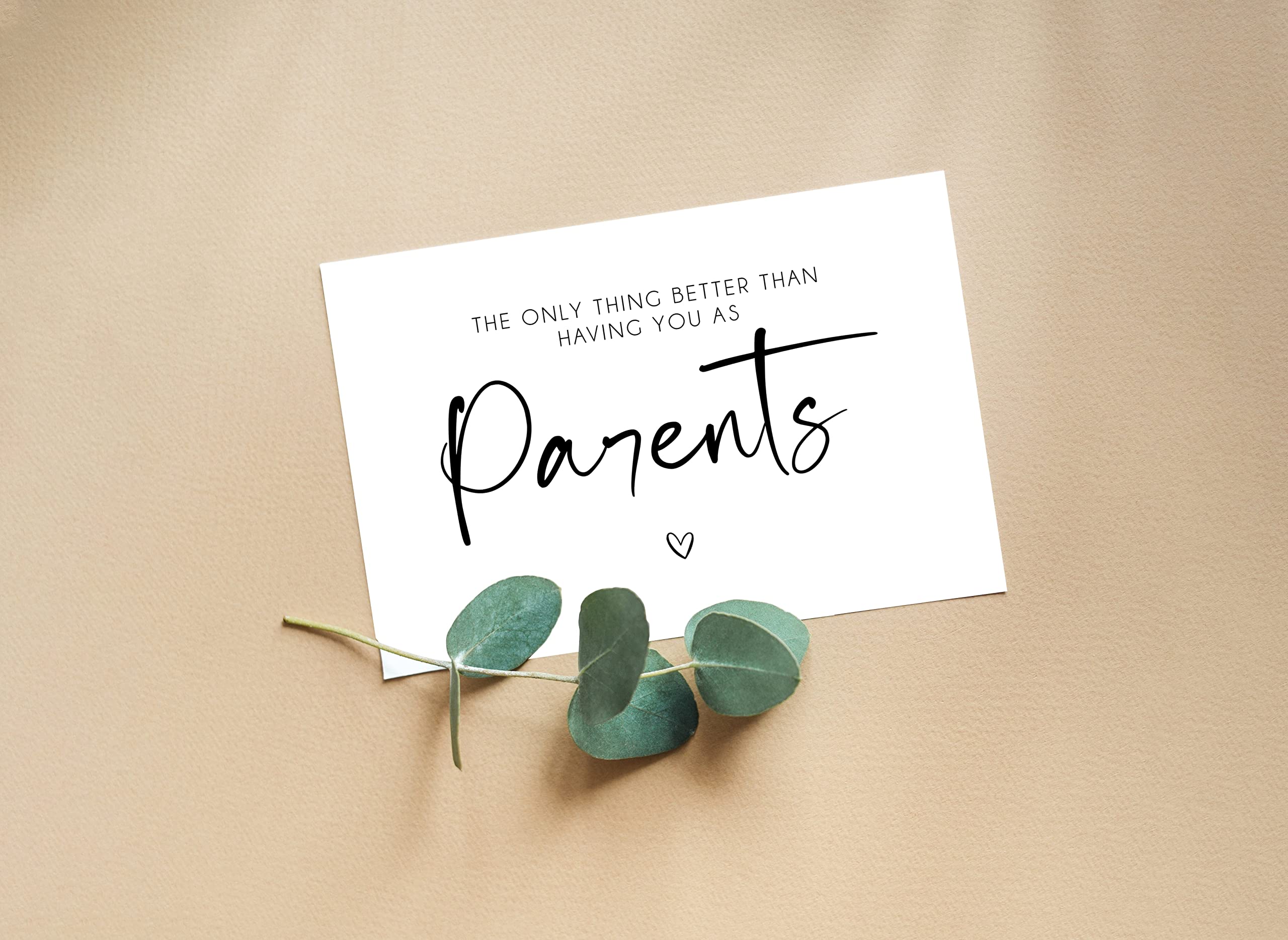 Pregnancy Announcement Cards for Parents & Grandparents - Unique Baby Reveal Gifts for Family - 'We're Having a Baby' Keepsake - Perfect for Gender Reveal Parties & First-Time Parent Celebrations