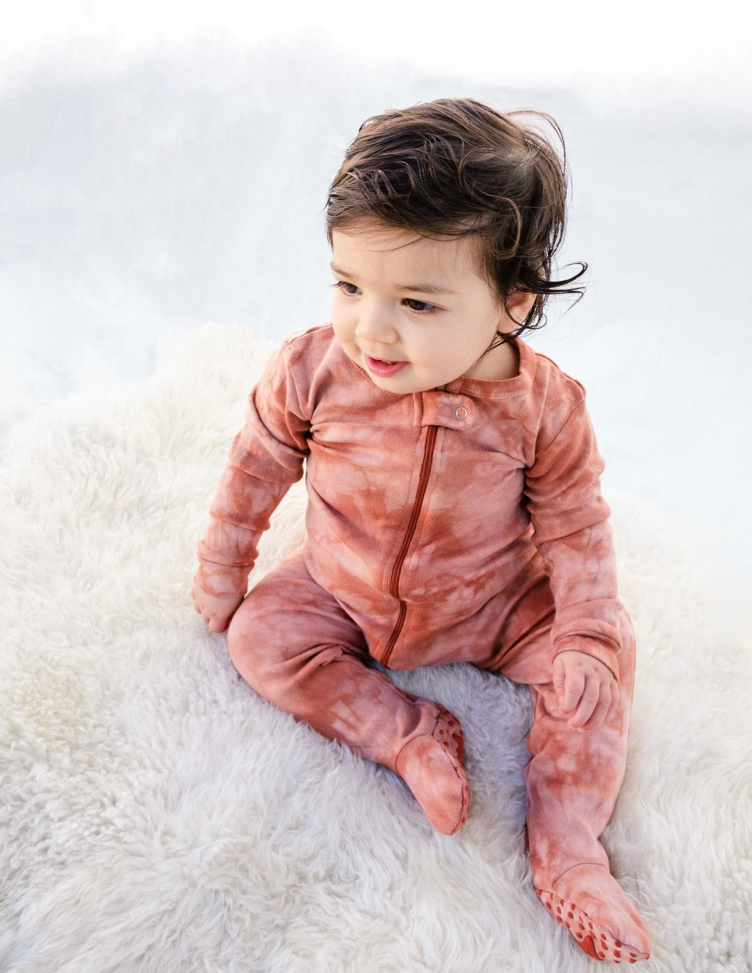 Soft Cotton Baby Footed Pajamas - Mix Dye Pattern for Boys & Girls | Cozy Sleepwear for Nursery & Bedtime
