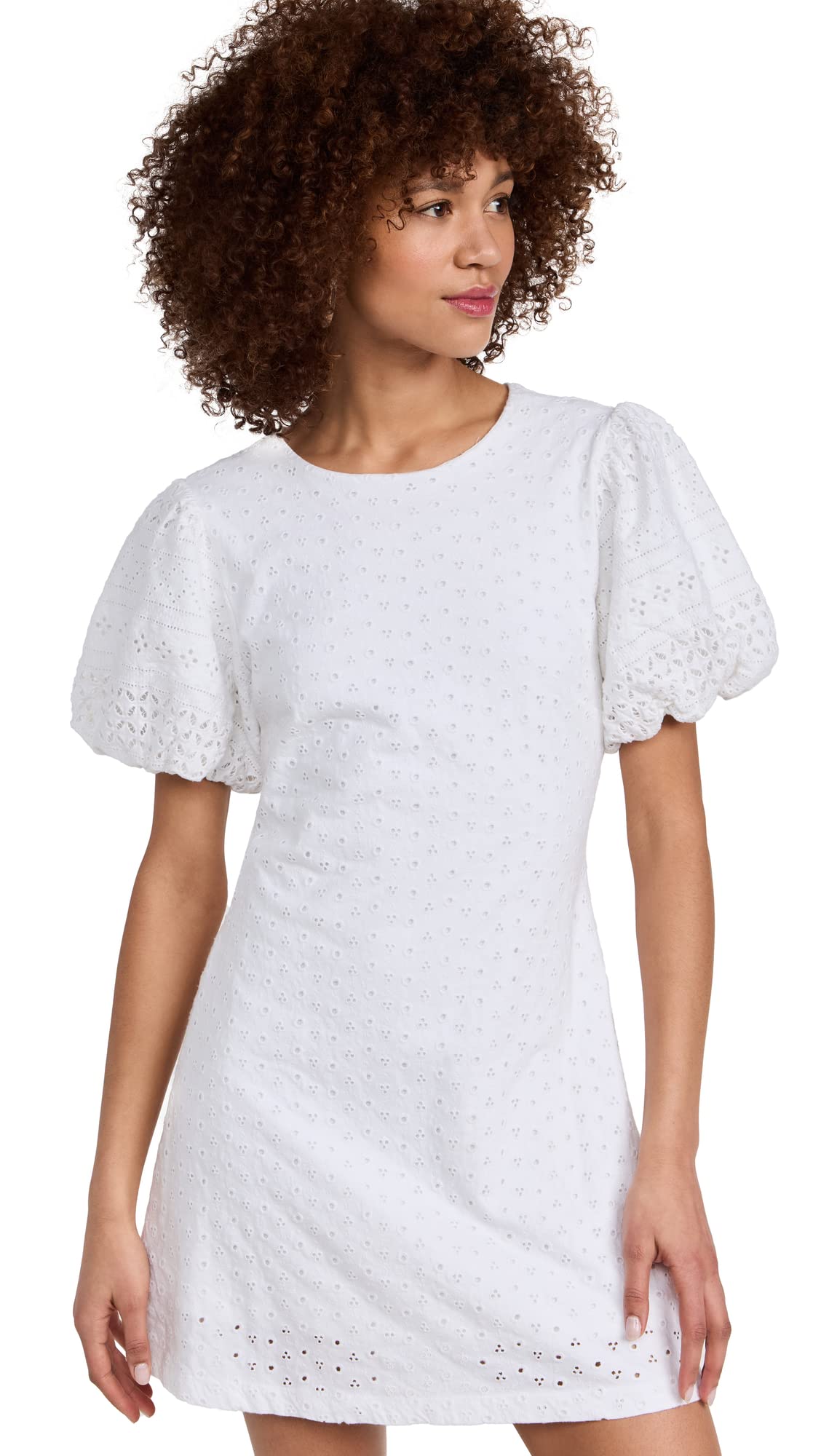 Free People Women's Apricot Rose Mini Dress - Flowy Summer Sundress with V-Neck & Ruffle Sleeves | Perfect for Beach Vacations, Date Nights & Outdoor Parties