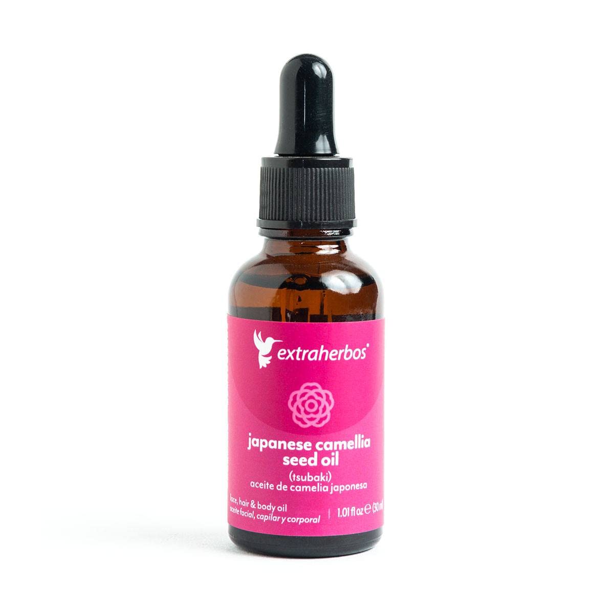 100% Pure Cold-Pressed Japanese Camellia Oil 30ml - Organic Anti-Wrinkle Face & Hair Moisturizer with Vitamin E & Antioxidants - Perfect for Dry Skin Care, Hair Treatment & Nighttime Beauty Routine