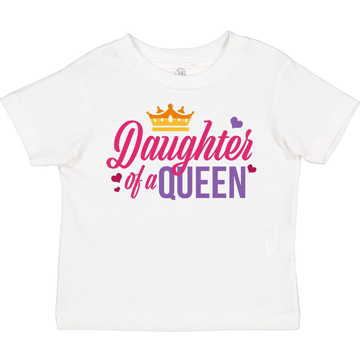 Daughter of a Queen Toddler T-Shirt - Crown Design for Girls
