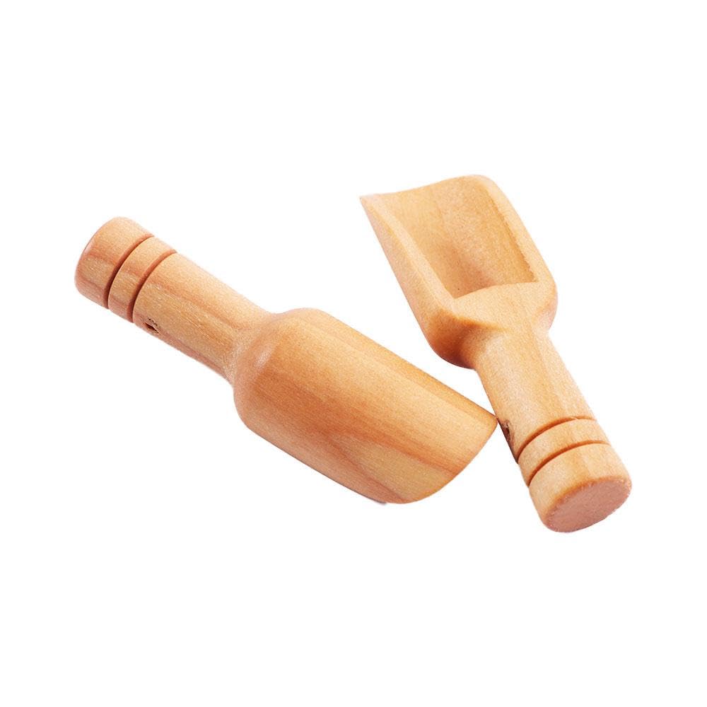10pcs Mini Wooden Spoons - Small Bamboo Spoons for Bath Salts, Spices, Tea, Sugar, Rice & Flour | Perfect for Kitchen, Coffee, Baking & DIY Crafts