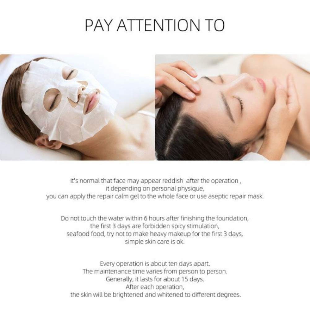 Allbestaye Semi-Permanent Liquid Foundation for Microneedling - Waterproof Glow Makeup Set with Concealer | Perfect for Professional Salon Treatments & At-Home Skincare Routines