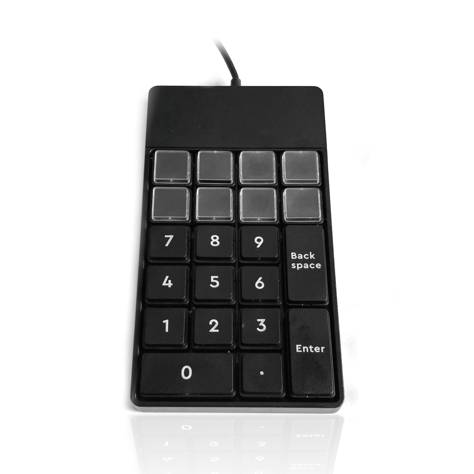 Accuratus S24B Slim Line Keypad - Compact & Durable Keyboard for Office, Gaming & Data Entry | Ergonomic Design for Comfortable Typing