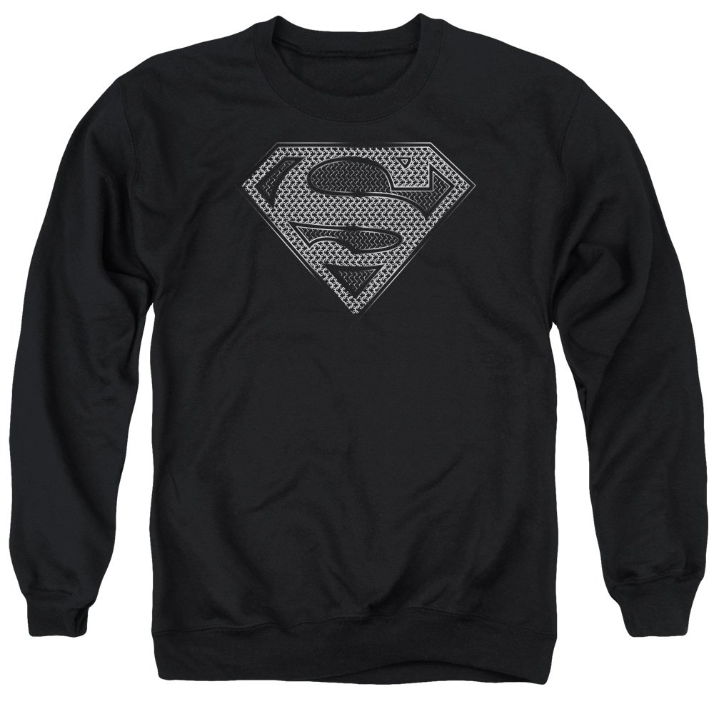 Superman Chainmail Graphic Unisex Crewneck Sweatshirt for Men & Women | Casual Wear, Cosplay & Superhero Fan Apparel