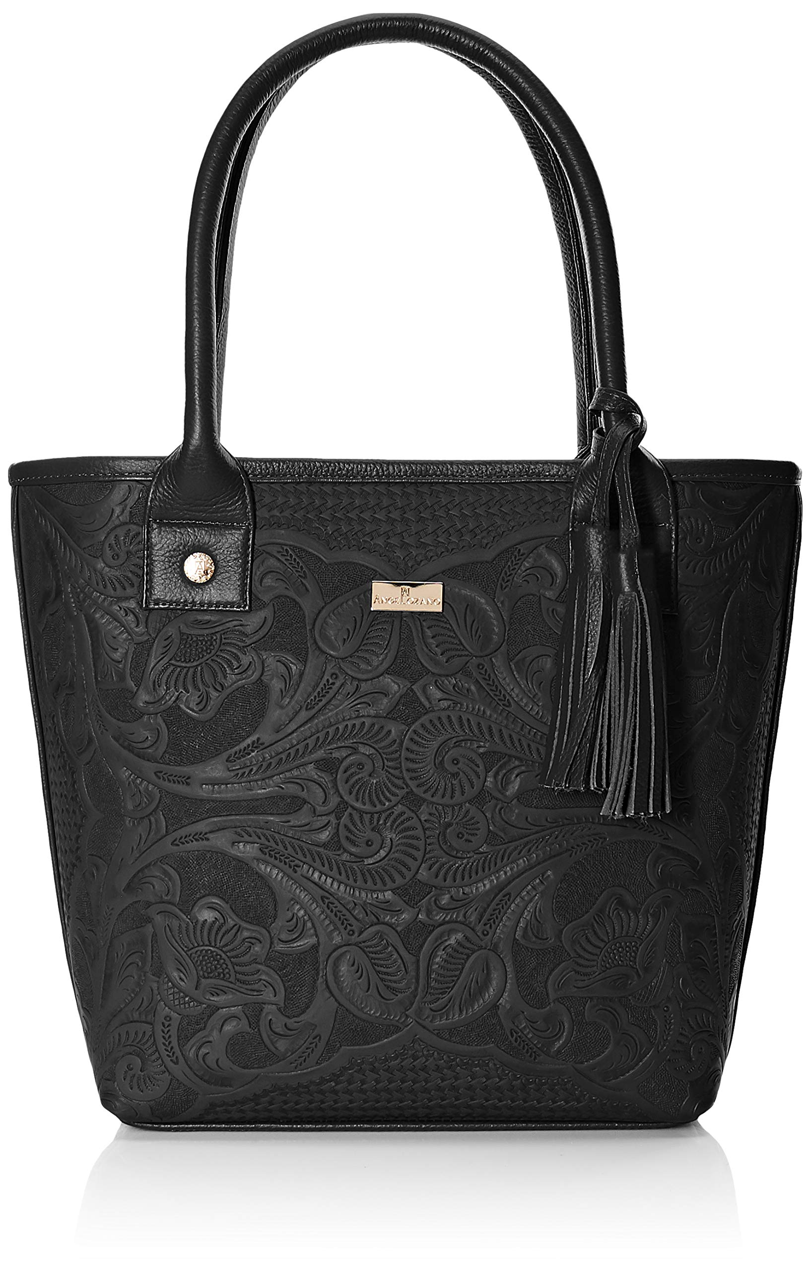 Handmade Leather Tote Bag for Women - Engraved Soraya Model - Stylish & Durable Shoulder Bag for Work, Travel & Everyday Use