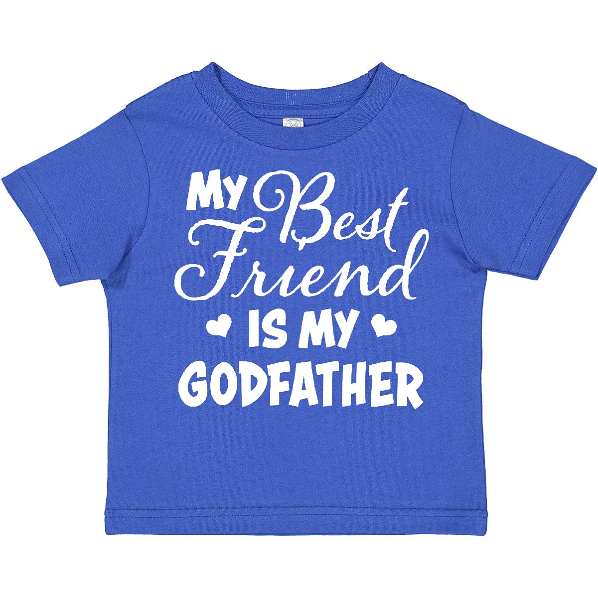 My Best Friend is My Godfather with Hearts Toddler T-Shirt - Perfect for Family Gatherings and Special Occasions