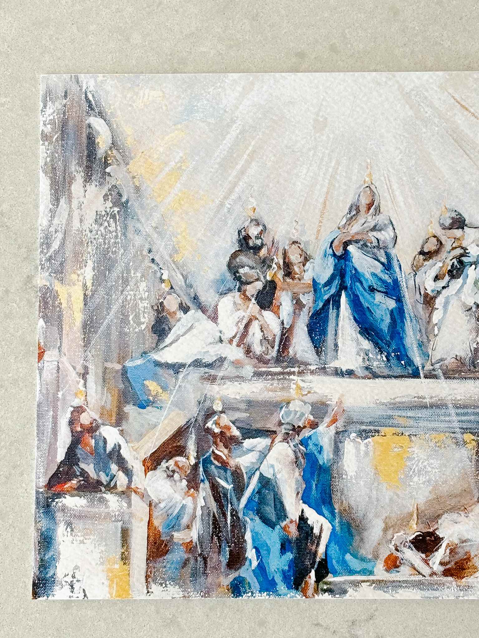 Pentecost Print - Religious Wall Art Decor for Home, Church & Office - Inspirational Christian Gifts & Faith-Based Decorations