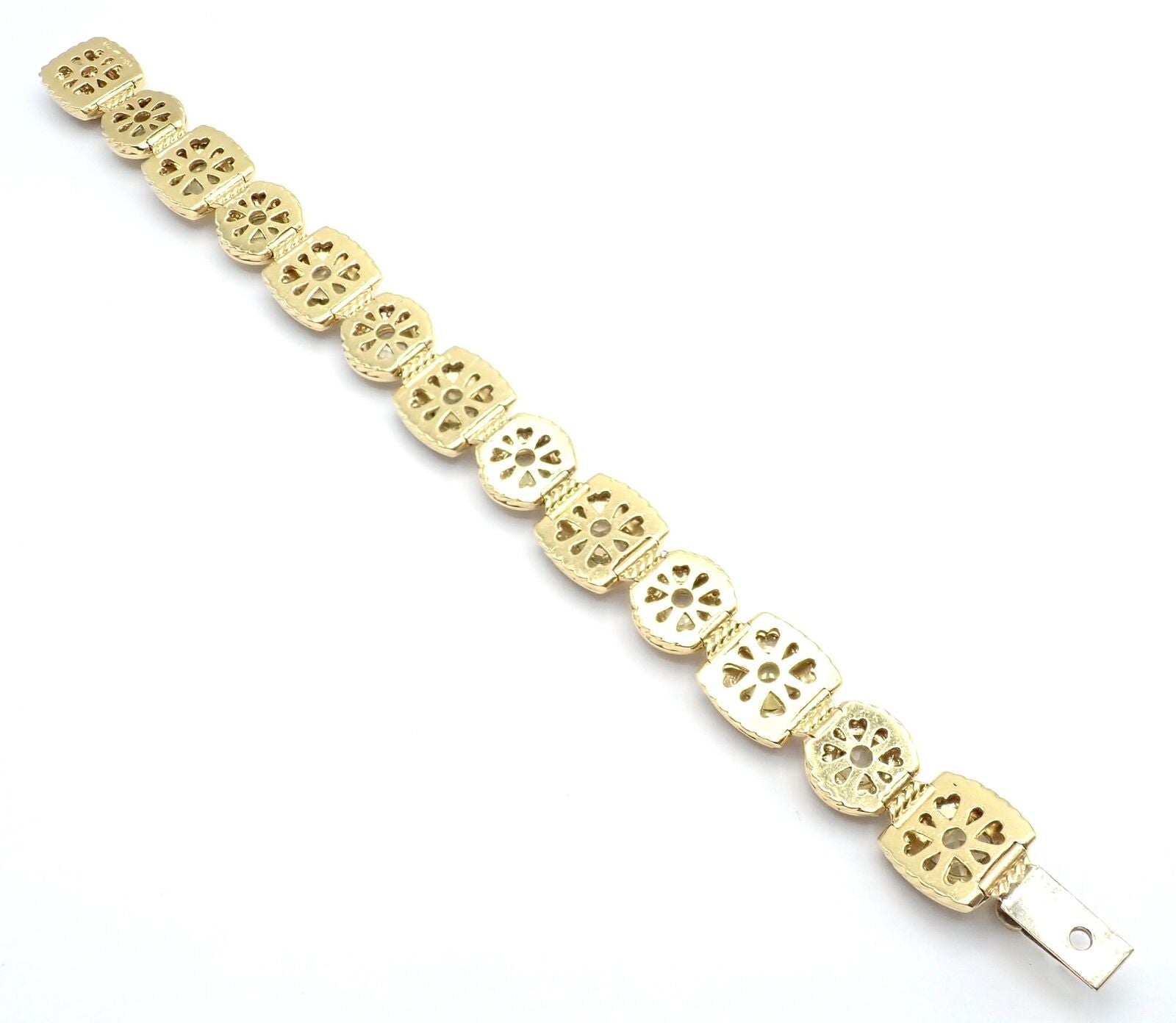 David Yurman Albion 18K Yellow Gold Diamond & Lemon Citrine Link Bracelet for Women - Luxury Jewelry Gift for Anniversary, Birthday & Special Occasions