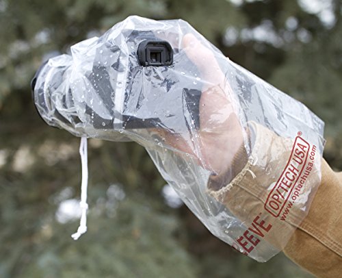 OP/TECH USA RainSleeve Flash Cover (9001142) - Waterproof Camera Protection for DSLR & Mirrorless Cameras - Perfect for Outdoor Photography in Rain & Snow