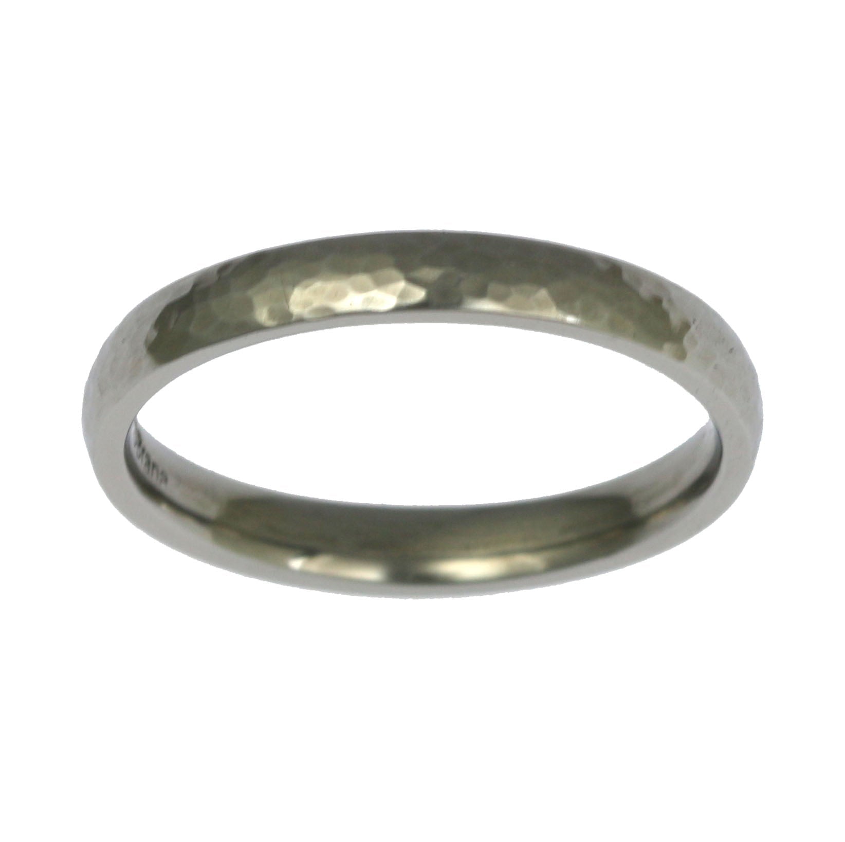 3mm Hammered Comfort Fit Stainless Steel Men's Wedding Band Ring - Durable & Hypoallergenic for Everyday Wear, Anniversary Gift, or Special Occasions