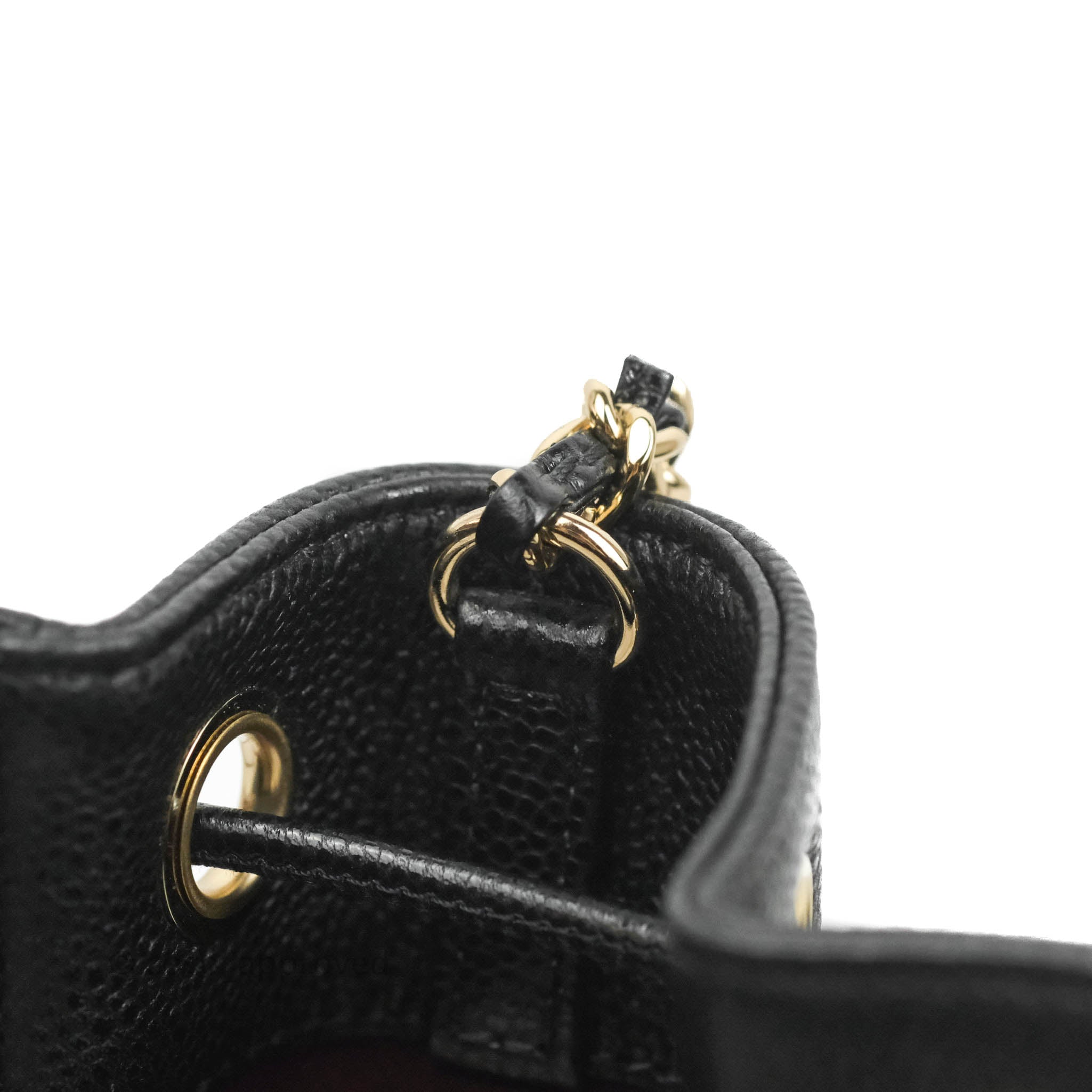 Chanel Business Affinity Drawstring Bucket Bag in Black Caviar Leather with Gold Hardware - Perfect for Work, Travel & Everyday Luxury