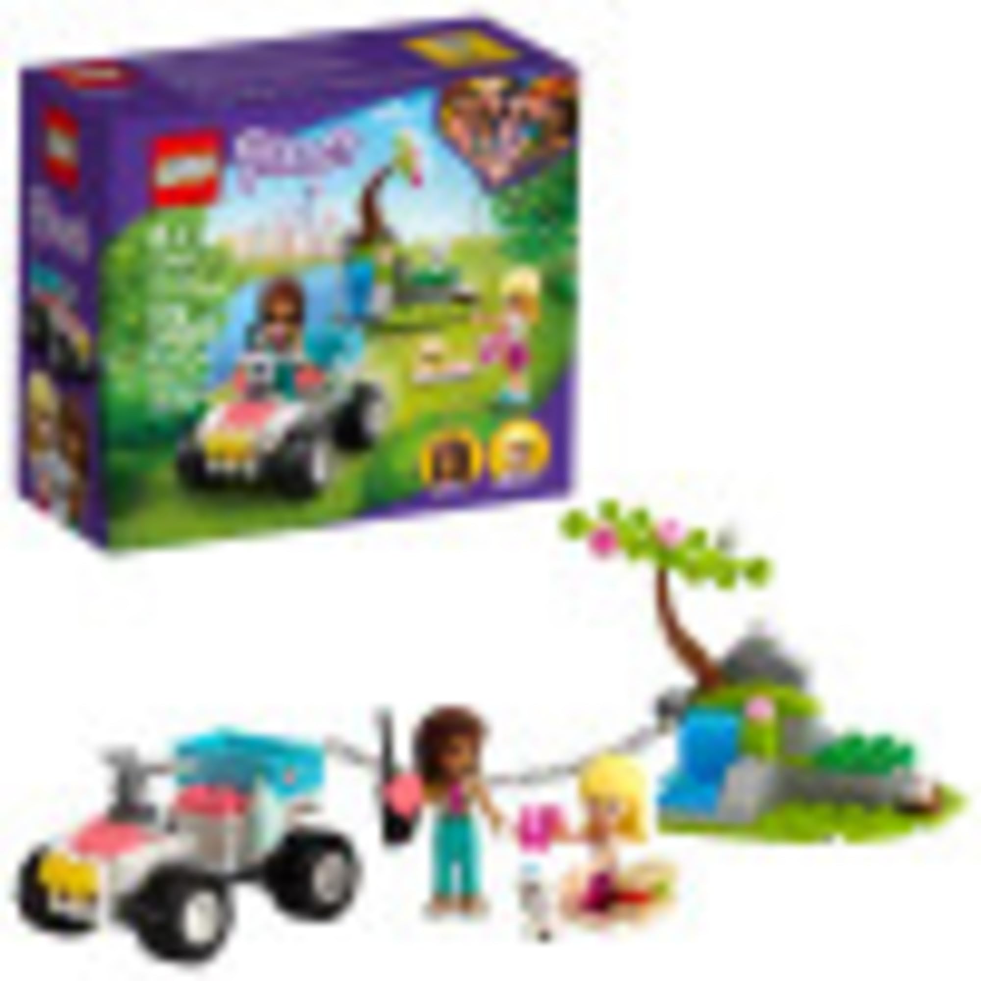 LEGO Friends Vet Clinic Rescue Buggy 41442 Building Kit - 100-Piece Veterinary Toy Set for Kids Ages 6+ with First-Aid Accessories | STEM Learning Toy, Birthday Gift for Animal Lovers | Pretend Play Vet Clinic & Emergency Rescue Scenarios