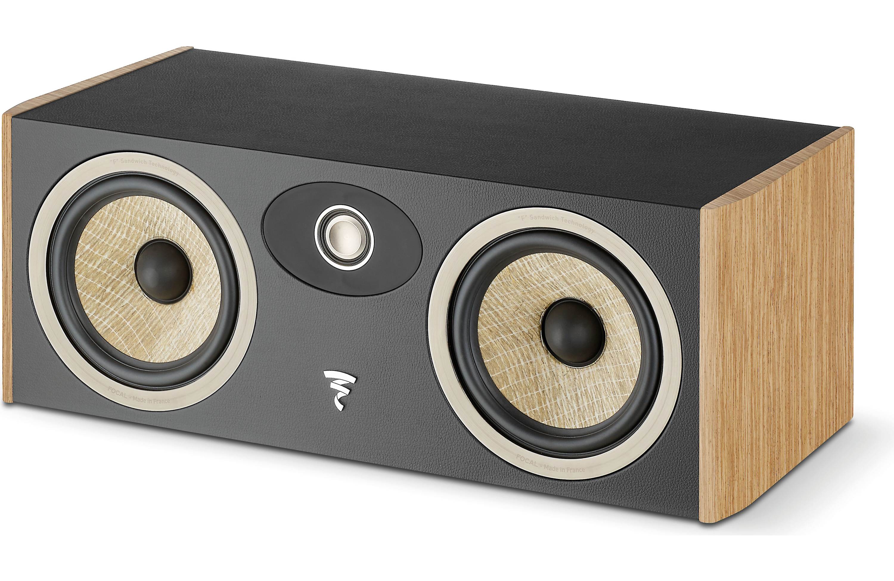 Focal Aria Evo X 2-Way Center Channel Speaker - High-End Home Theater Audio System for Movies & Music (Each)