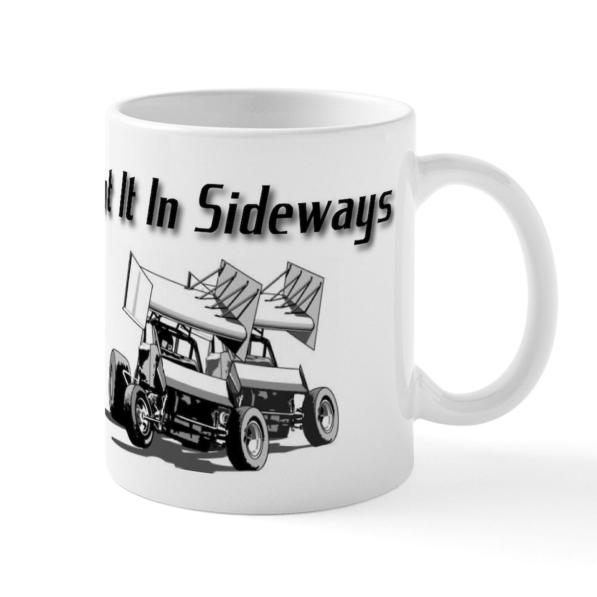 Put It In Sideways 11 oz Ceramic Coffee Mug (325ml) - Funny Novelty Tea Cup for Office, Home & Gifts - Perfect for Coffee, Tea & Hot Beverages