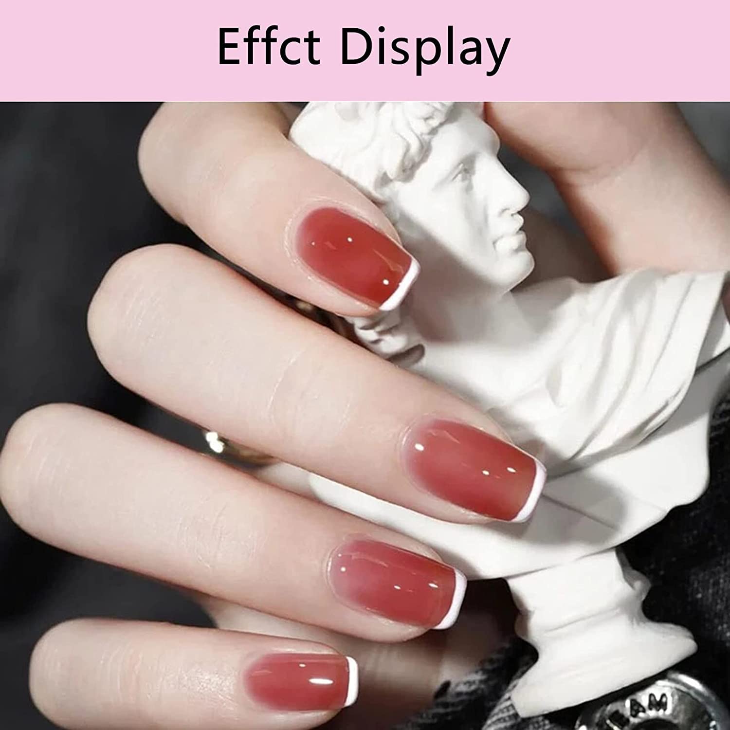 Buransh Nail Stamp Kit - Silicone Soft Stamper & Scraper for Nail Polish Image Transfer - Transparent Nail Art Stamping Tool for Women & Brides - Perfect for DIY Manicures, Salon Nail Designs & Wedding Nail Art