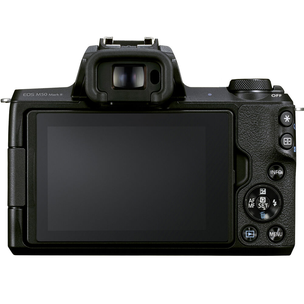 Canon EOS M50 Mark II Mirrorless Camera with 15-45mm Lens - 4K Video, Vlogging, YouTube Content Creator Kit for Travel & Portrait Photography