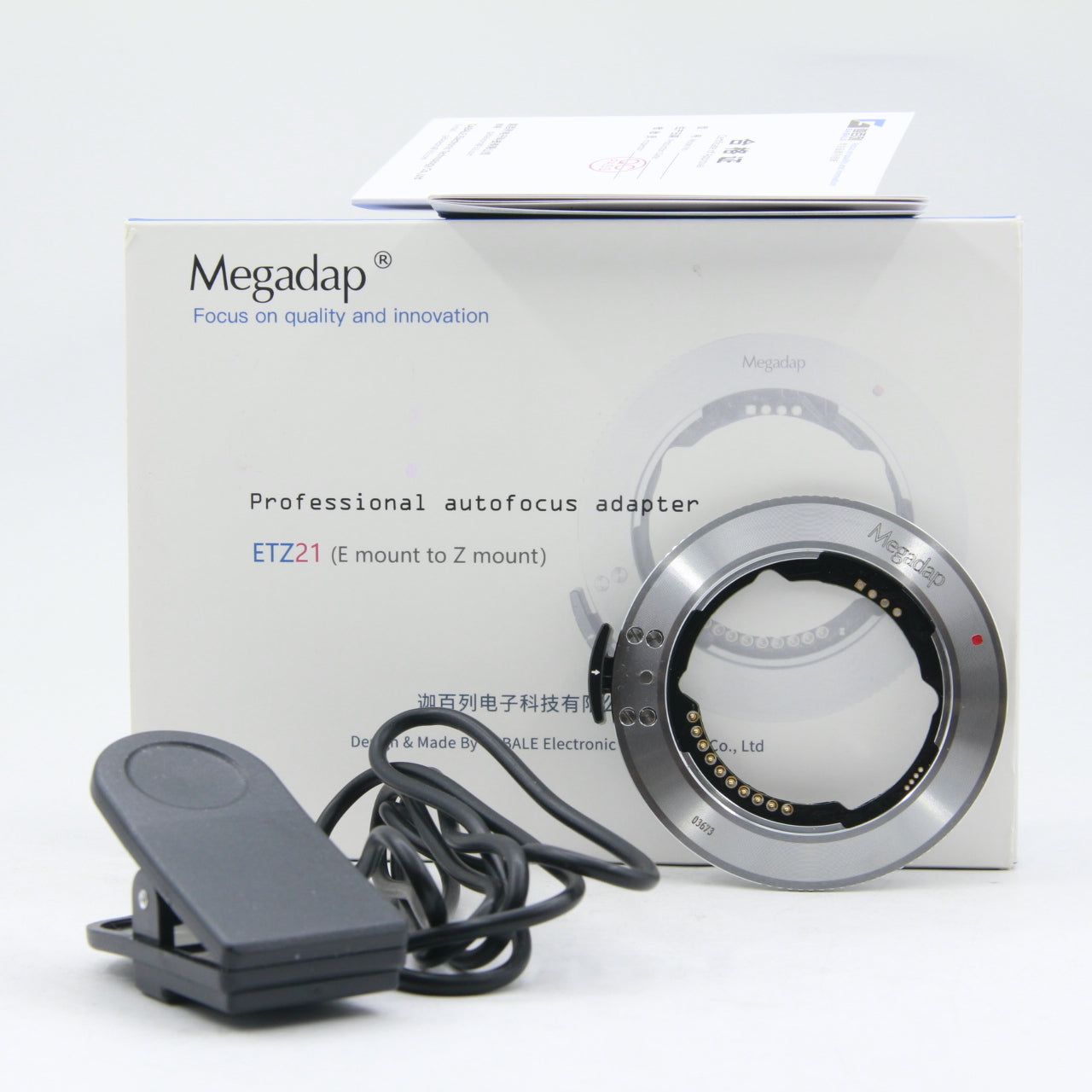 Megadap ETZ21 Autofocus Adapter - Sony E Mount to Nikon Z Mount Lens Converter for Mirrorless Cameras | Perfect for Photography & Videography