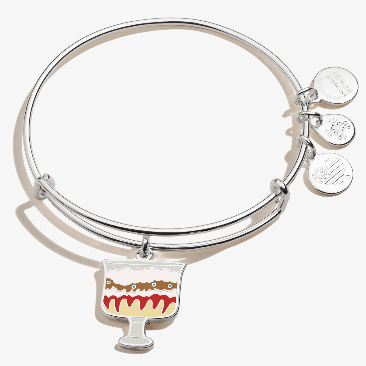 FRIENDS™ English Trifle Charm Bangle - Official TV Show Inspired Jewelry - Perfect for Fans & Gift Giving - Wear to Parties, Cosplay & Themed Events