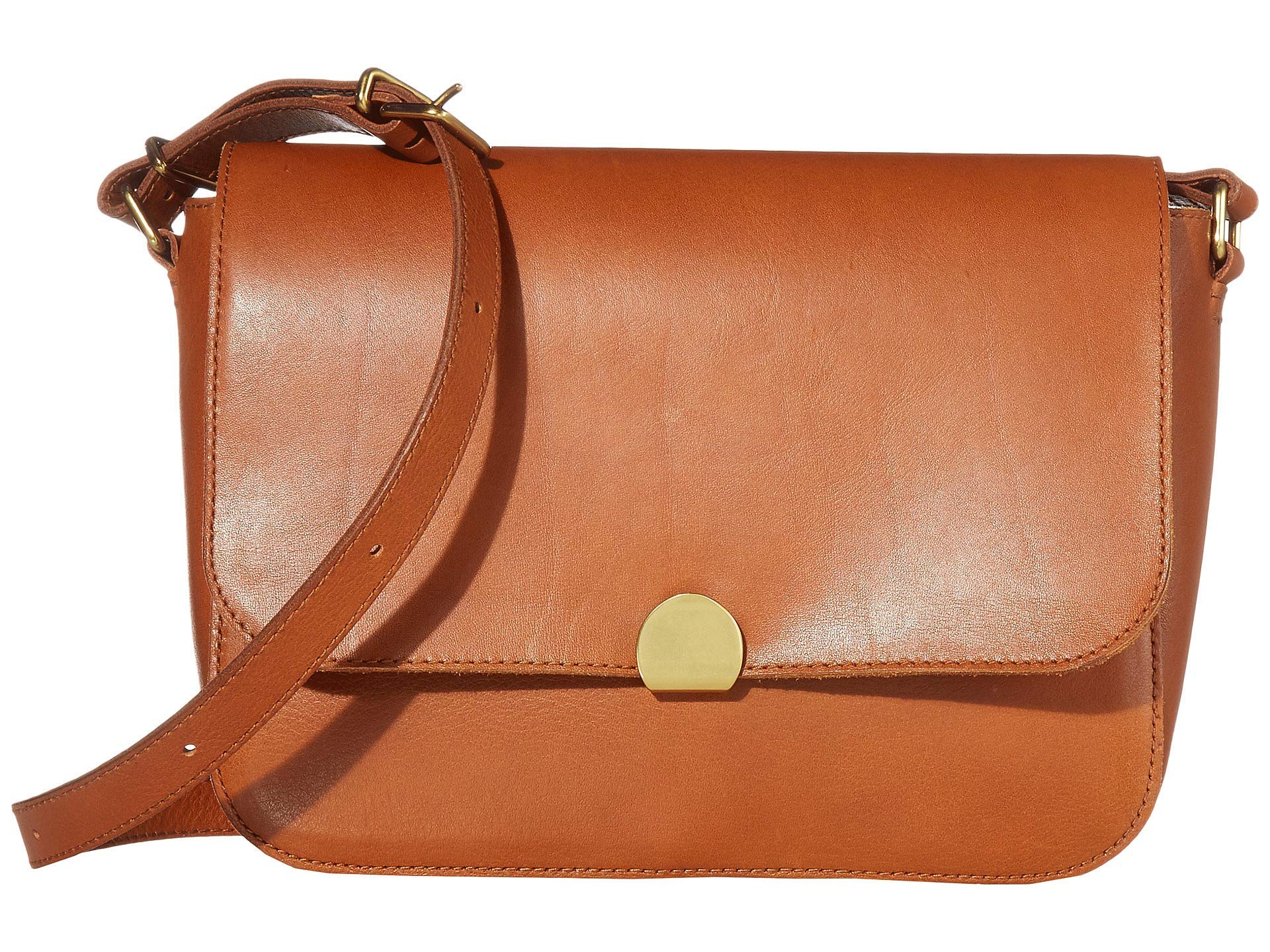Madewell Women's Abroad Leather Shoulder Bag - Stylish Crossbody Purse for Work, Travel & Everyday Use