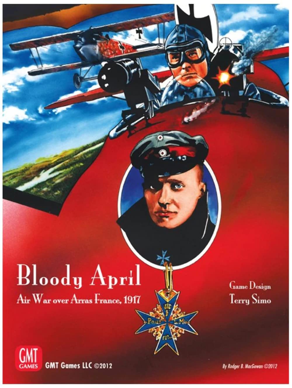 GMT Games Bloody April - WWI Air Combat Board Game: Air War Over Arras, France 1917 | Historical Strategy Game for Adults | Perfect for War Game Enthusiasts & History Buffs
