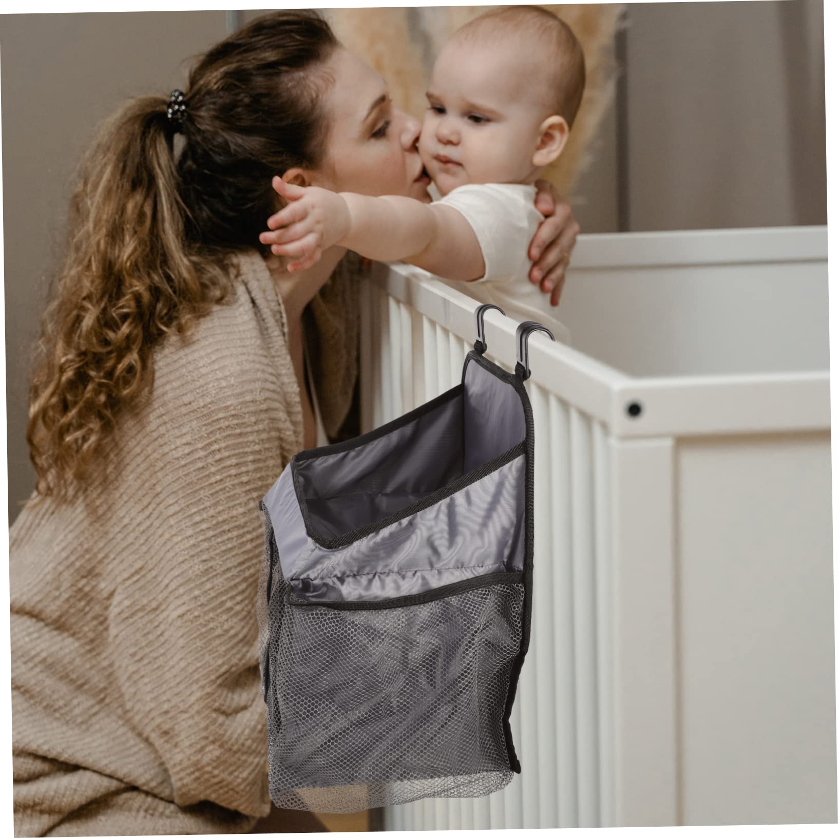 SAFIGLE 4-Piece Cosmetic Organizer Bags - Travel Makeup Storage Pouches for Baby Essentials, Diapers & Nursery Supplies | Portable Foldable Storage Solution for Moms & Home Organization