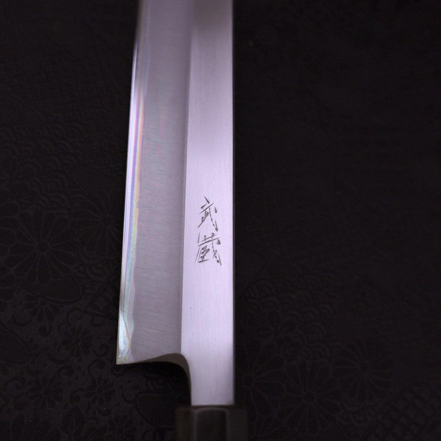 Premium Yanagiba Sushi Knife 270mm - Left Handed White Steel #1 with Buffalo Magnolia Handle - Perfect for Sushi Chefs & Japanese Cuisine Preparation