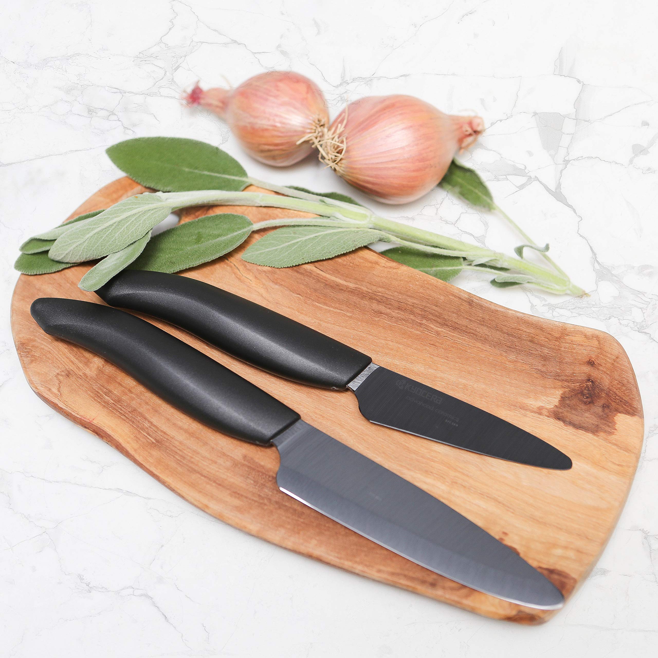 Kyocera FK-3PC-BKBK Premium Ceramic Knife Set - 5.5