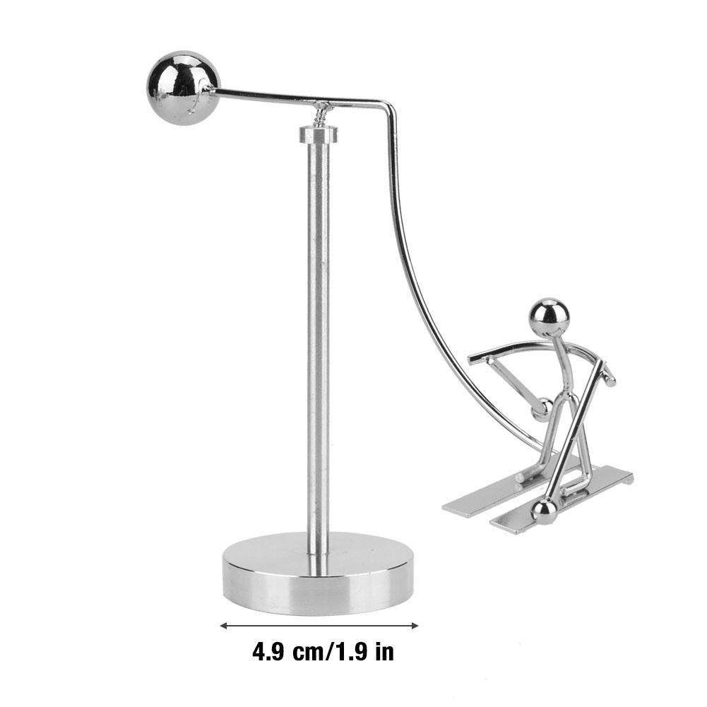 Hilitand Skier Balancing Toy - Physics Science Toy for Kids & Adults, Stress Relief Desk Decor for Home & Office - Perfect for Relaxation, Learning & Gift Giving