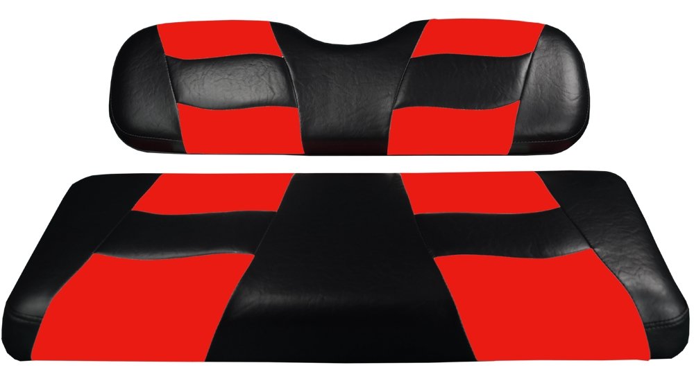 Riptide TXT Black/Red Waterproof Front Seat Cover - Universal Fit for Cars, Trucks & SUVs - Durable Protection for Pets, Spills & Everyday Use