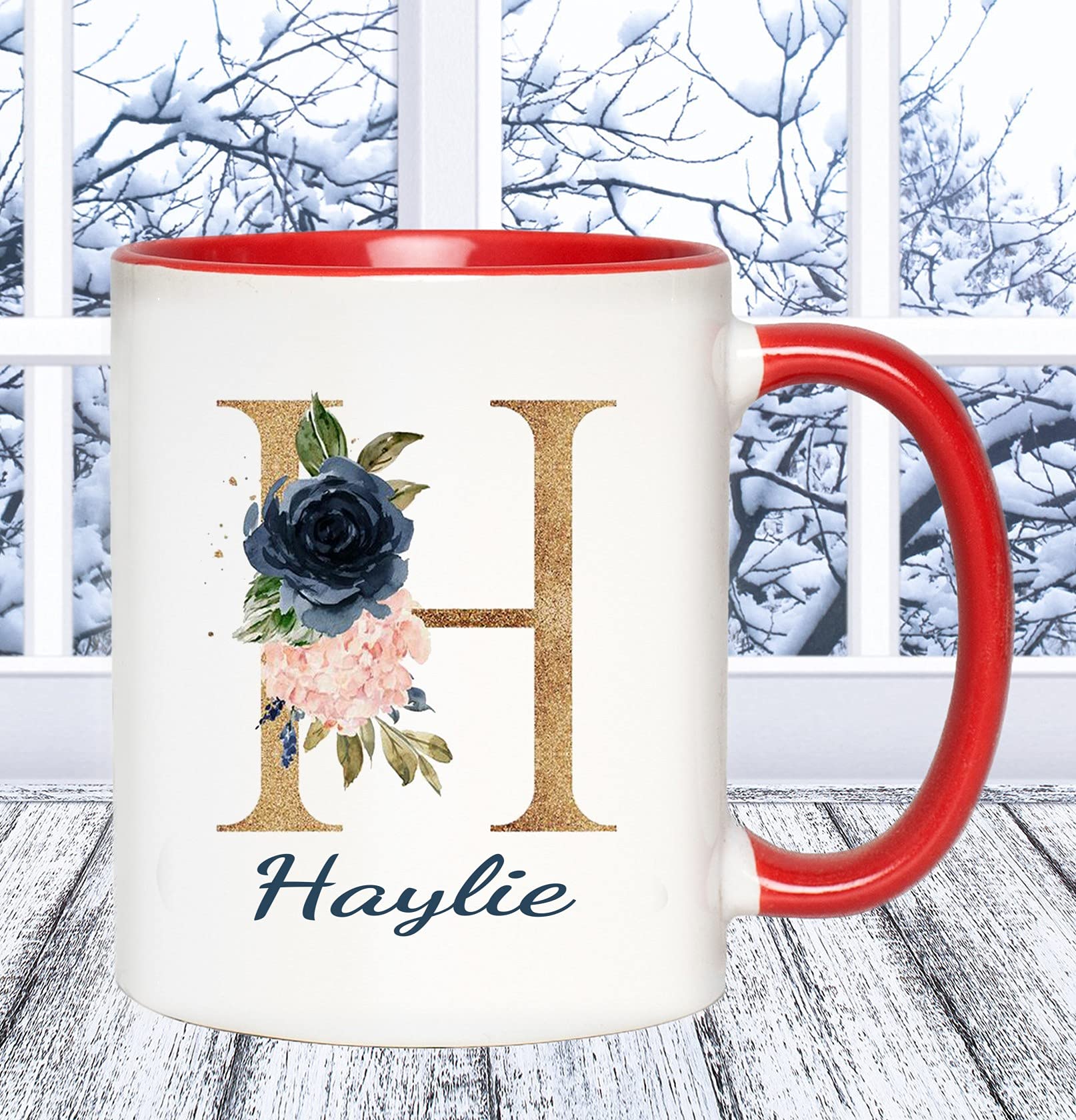 Personalized Haylie Coffee Mug - Mother Daughter Gift for Graduation & Moving Away, 11oz Ceramic Cup - Perfect for Tea, Coffee & Sentimental Moments