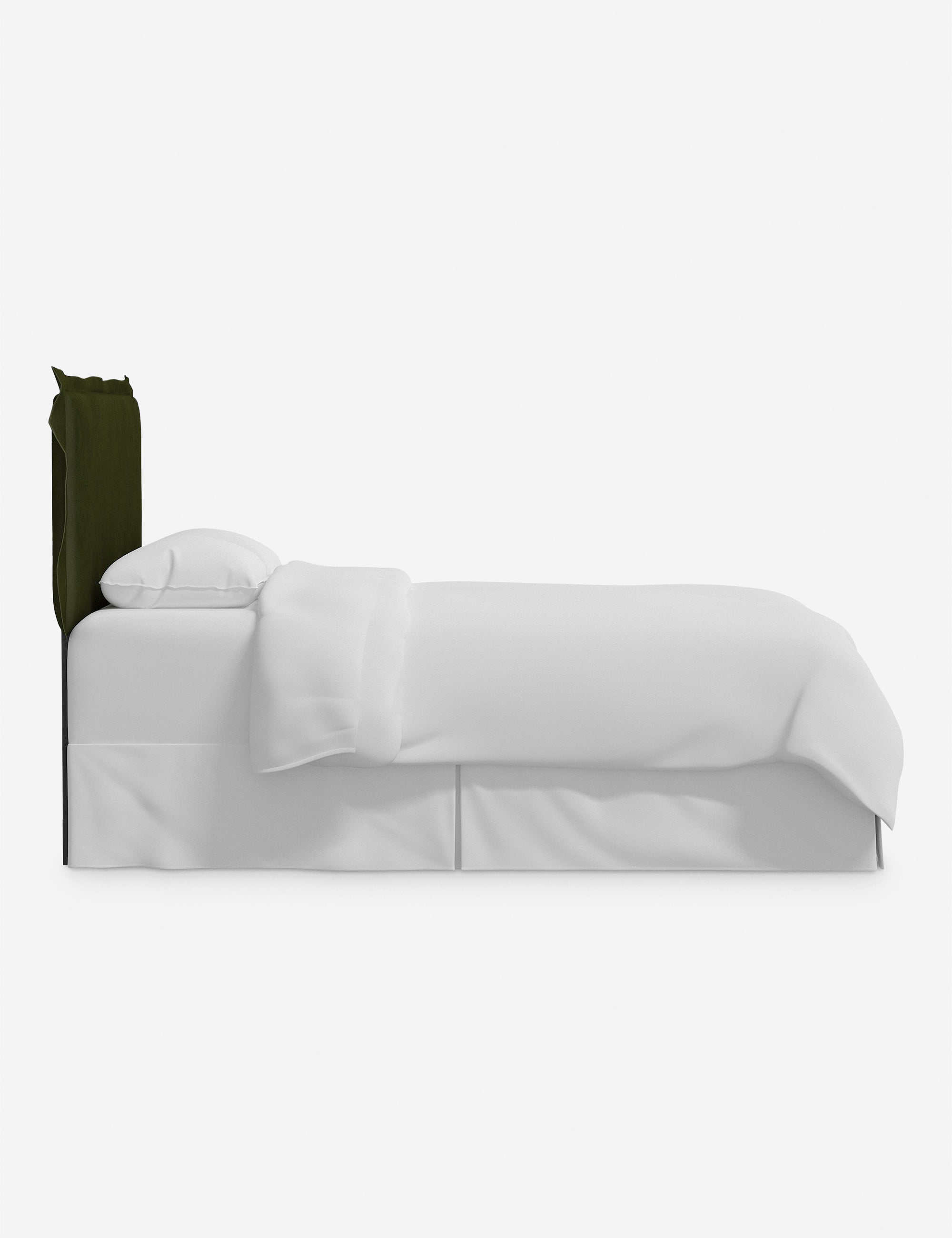 Elara Upholstered Headboard - Queen Size Bed Frame Headboard with Nailhead Trim, Modern Tufted Design for Bedroom Decor - Perfect for Master Bedroom, Guest Room, or Apartment
