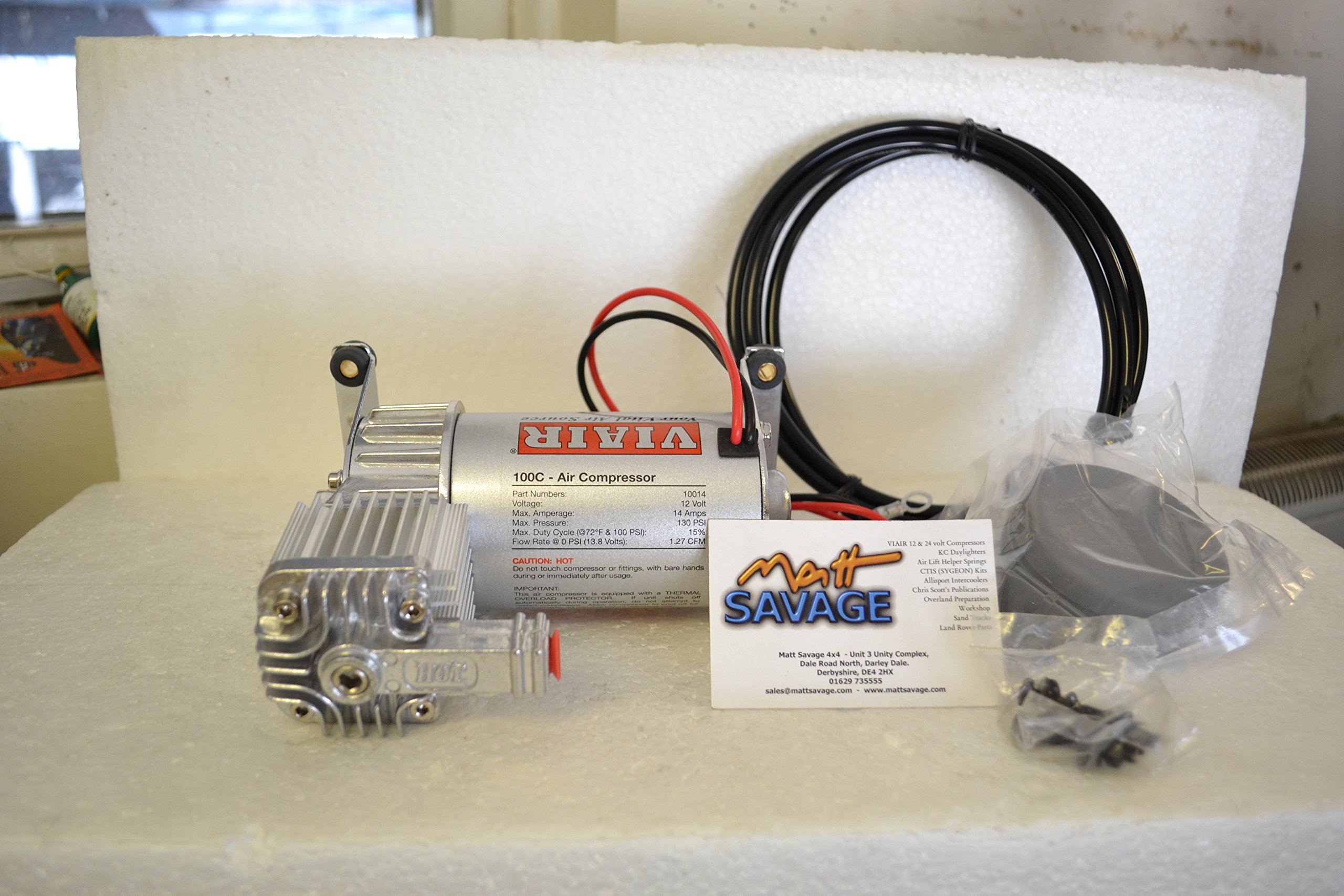 Viair 10014 Heavy Duty Portable Air Compressor Kit – 12V DC, 150 PSI, for Tires, Inflatables & Off-Road Vehicles – Perfect for Trucks, SUVs, ATVs & Emergency Roadside Use